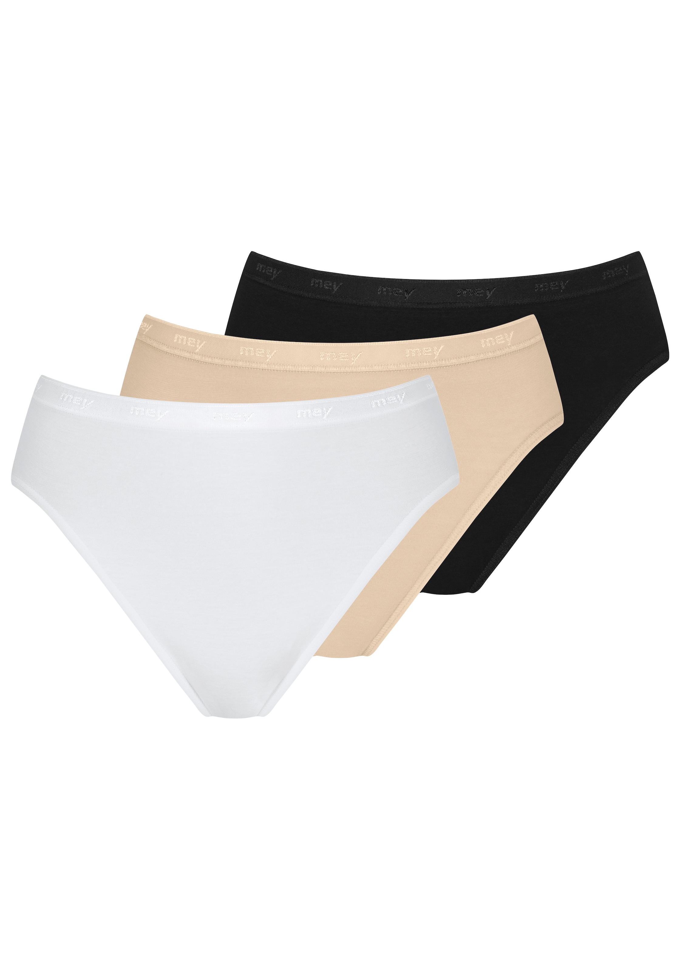 Image of Mey Jazz-Pants Slips "Best Of" Packung, 3 Stk. ohne auftragende Seitennähte