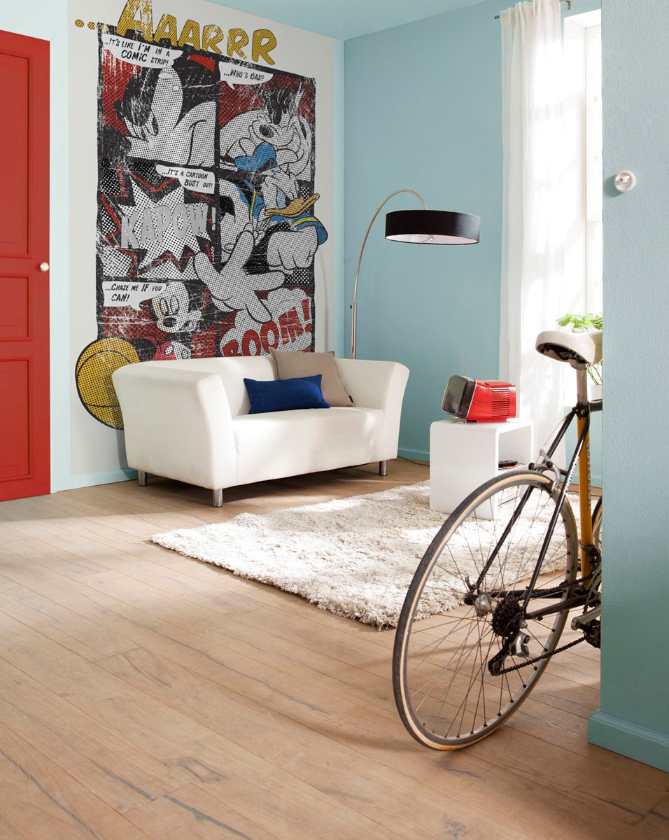 Image of Komar Fototapete "Mickeys Great Escape - Grösse 184 x 254 cm" bedruckt glatt Kinderzimmer