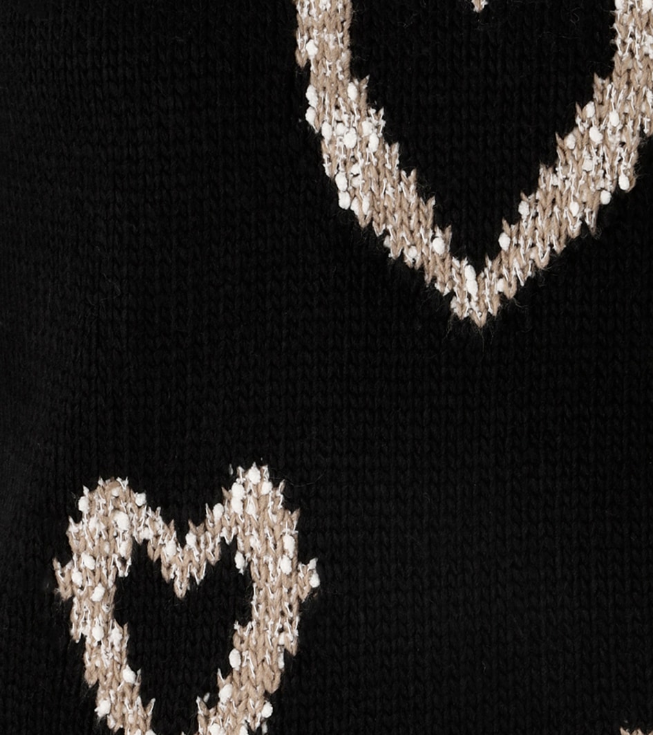 Aniston CASUAL Pull en tricot mit eingestrickten Herzen - NEUE KOLLEKTION