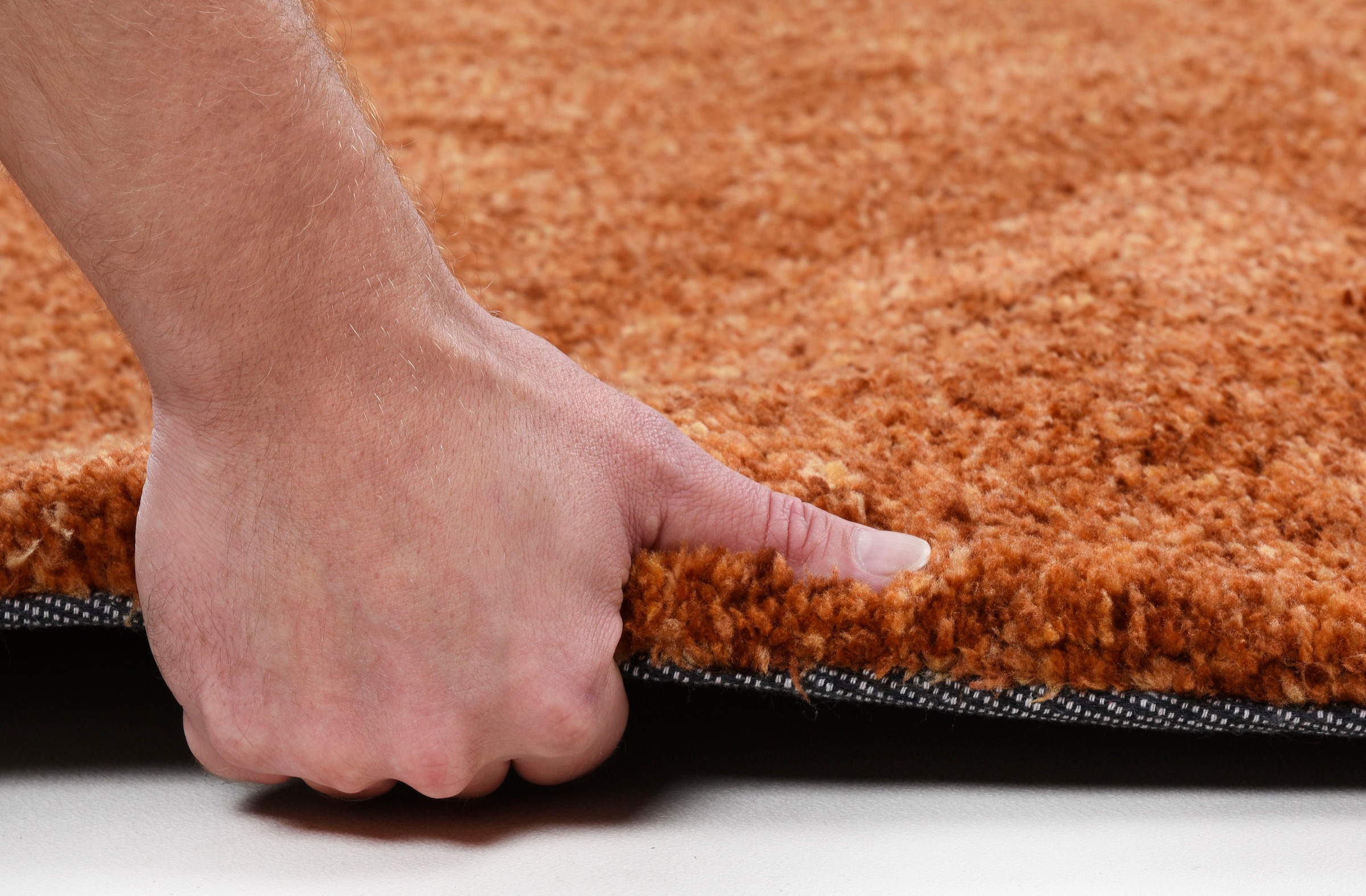 Gino Falcone Tapis »Roberto Uni« Rectangulaire 20 mm Höhe meliert, besonders weich durch Microfaser