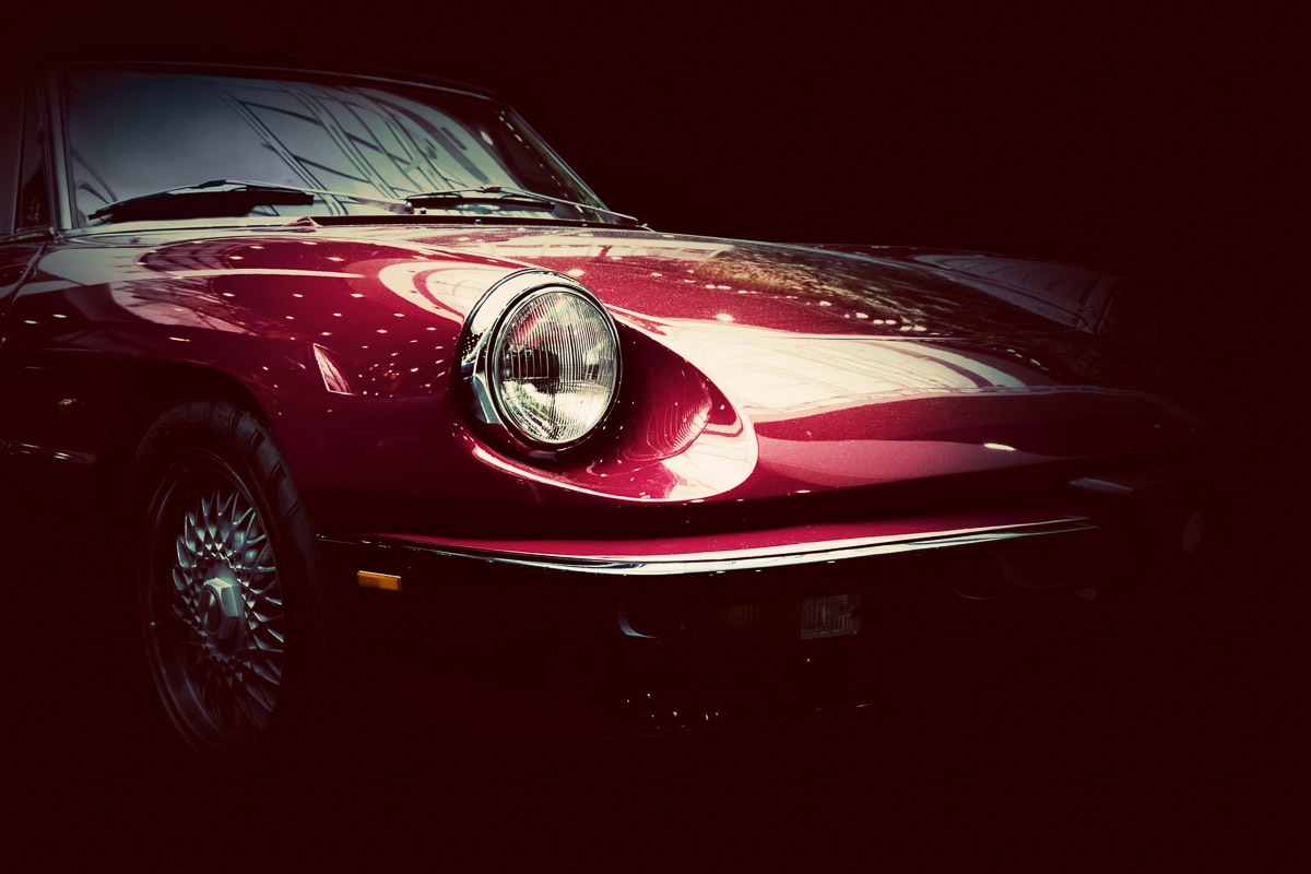 Image of Papermoon Fototapete »Retro-Oldtimer«, Vliestapete, hochwertiger Digitaldruck bei Ackermann Versand Schweiz