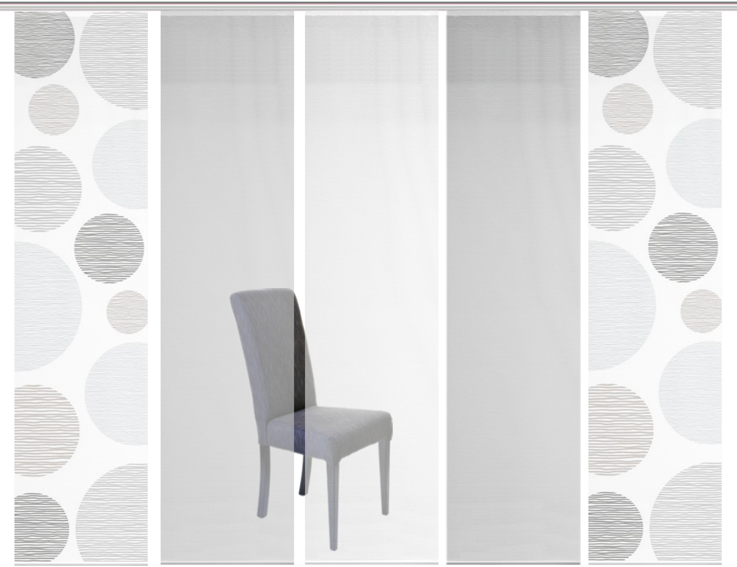 Image of Vision S Schiebegardine »5ER SET BORDEN«, (5 St.), HxB: 260x60, Schiebevorhang 5er Set Digitaldruck bei Ackermann Versand Schweiz