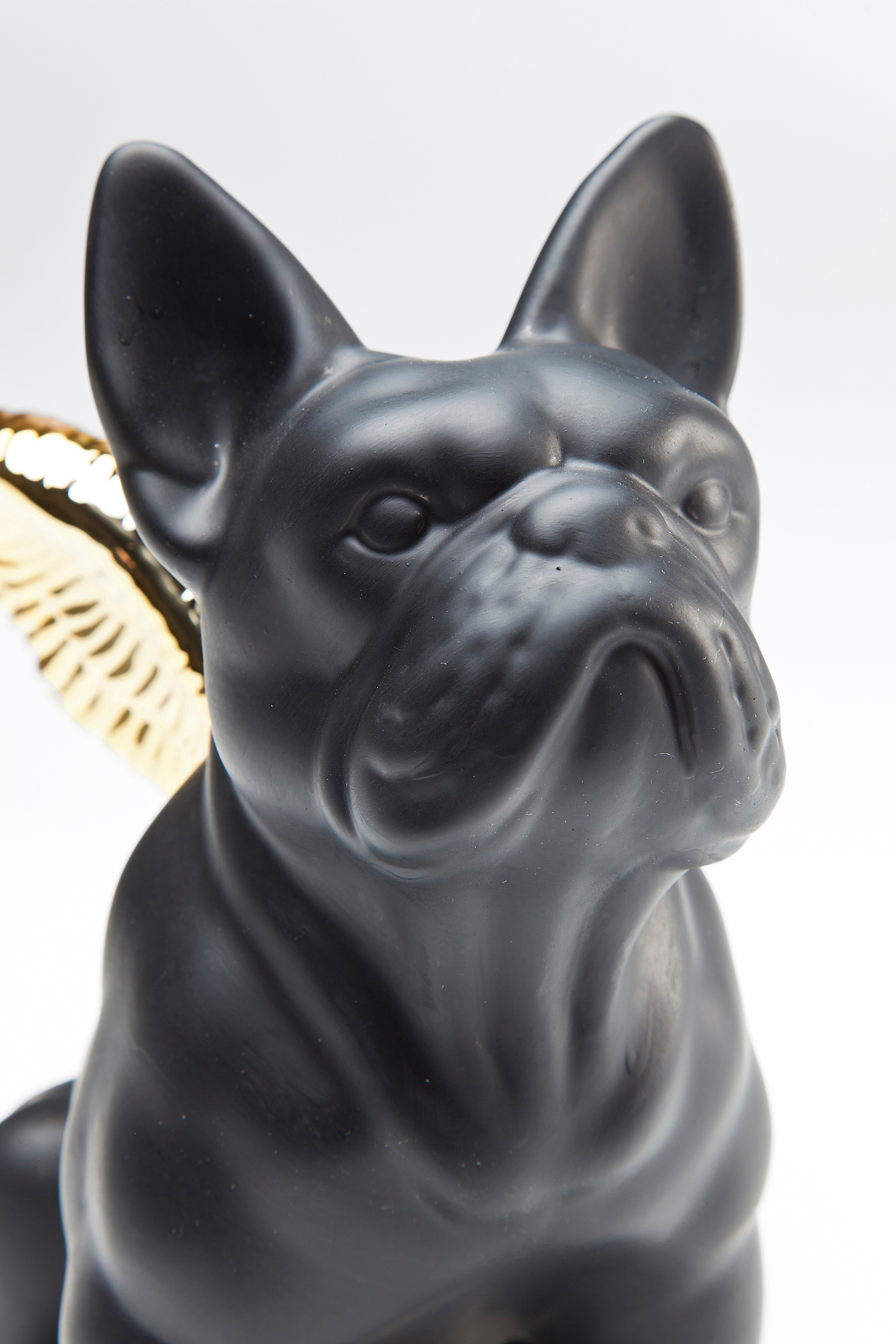 Kare Design Dekofigur »Deko Figur Sitting Angel Dog Gold-Schw«