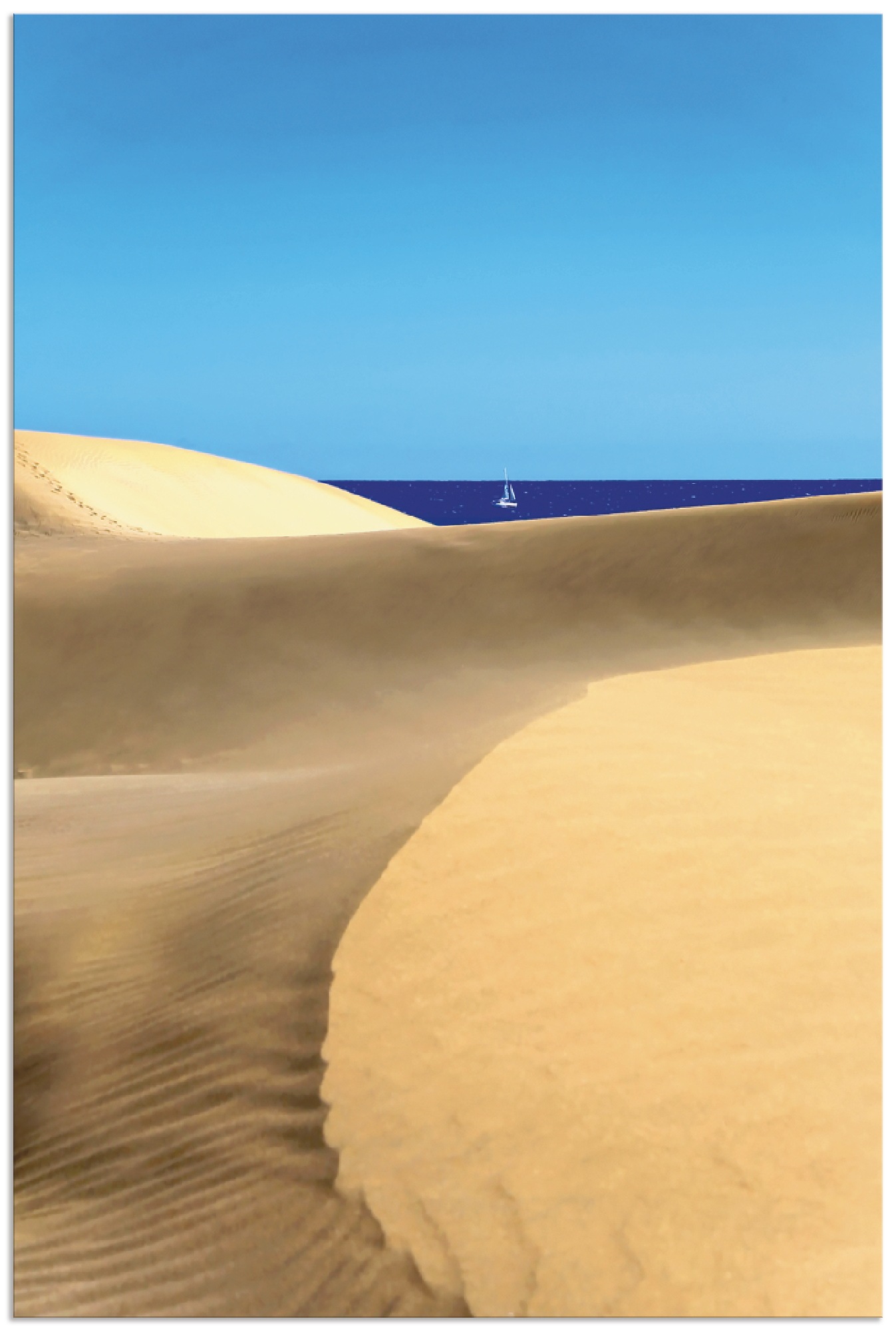 Image of Artland Wandbild »Wanderdünen von Playa Del Ingles«, Spanien, (1 St.), in vielen Grössen & Produktarten - Alubild / Outdoorbild für den Aussenbereich, Leinwandbild, Poster, Wandaufkleber / Wandtattoo auch für Badezimmer geeignet bei Ackermann Versand Schw