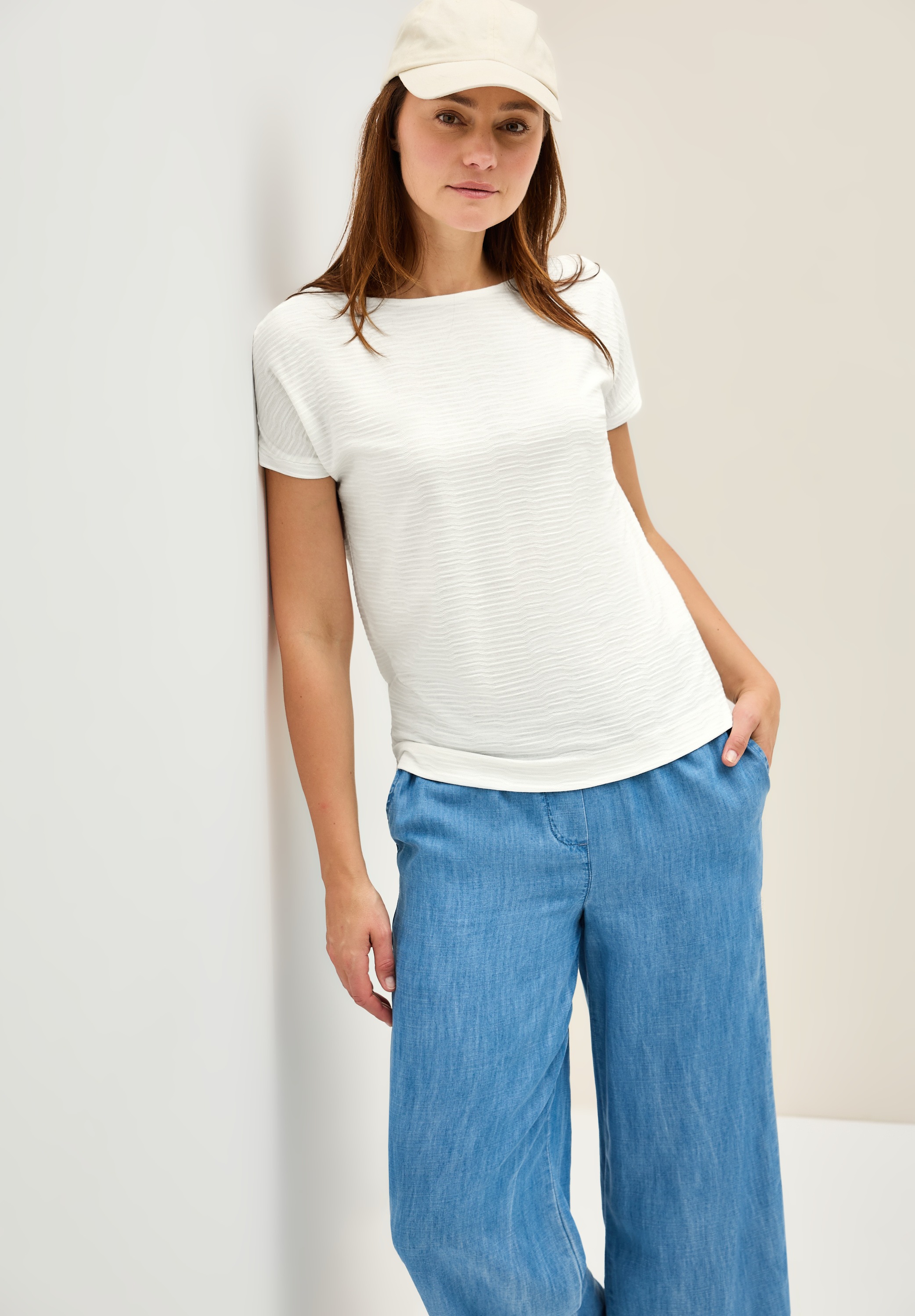 Image of Cecil T-Shirt mit Struktur