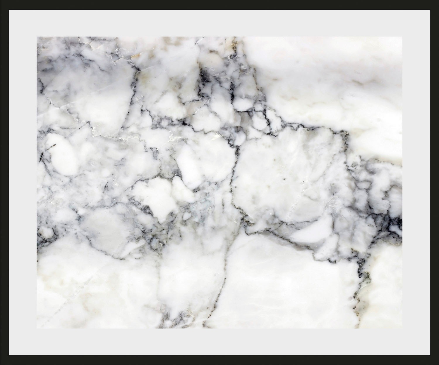 queence Bild »Wladislav« Abstrakt | Marmor 1 Stk. tlg. HD Premium Poster-Druck inkl. Holzrahmen