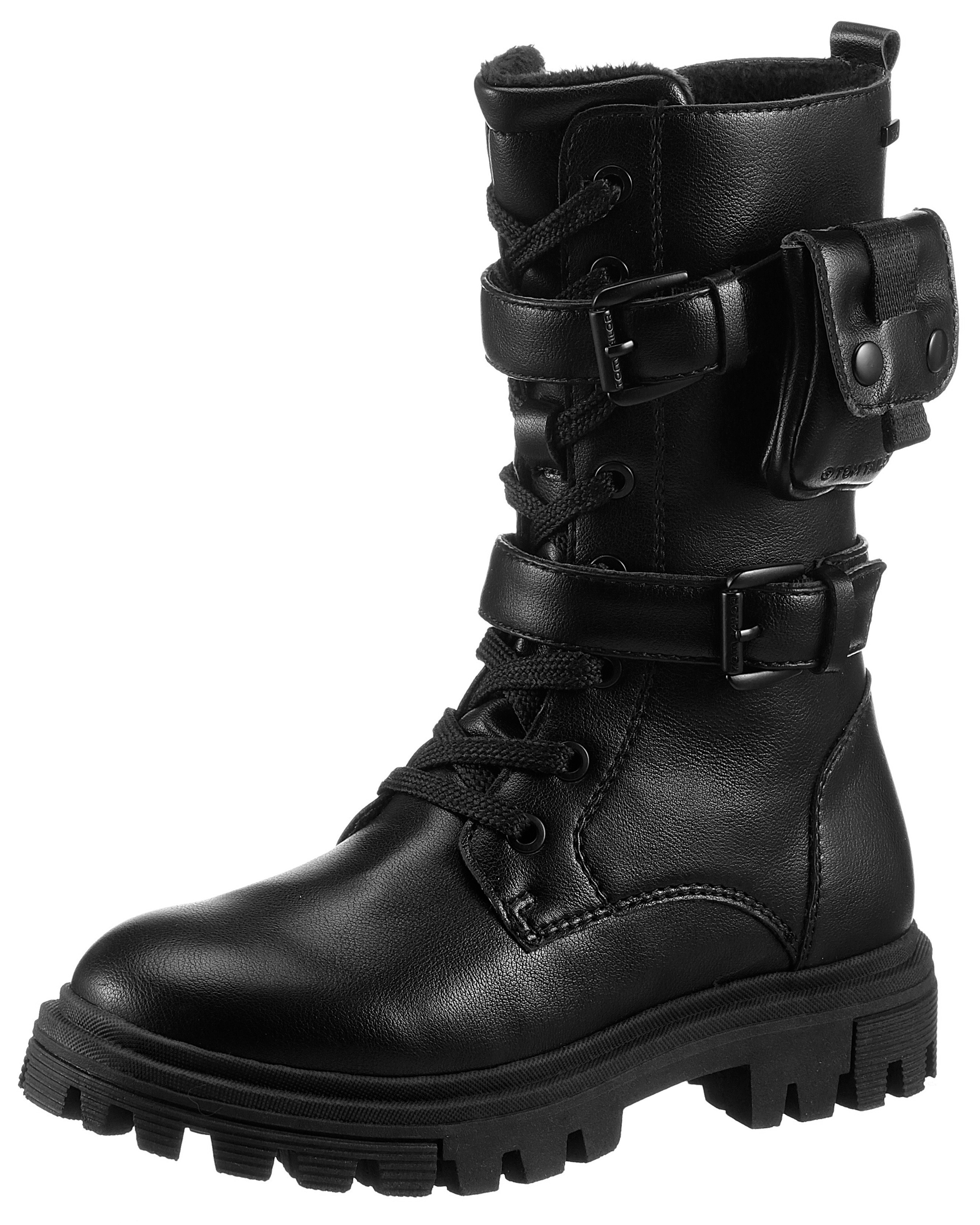 Image of TOM TAILOR Bikerboots, mit kleinem Täschchen, Schuhweite G (weit) bei Ackermann Versand Schweiz