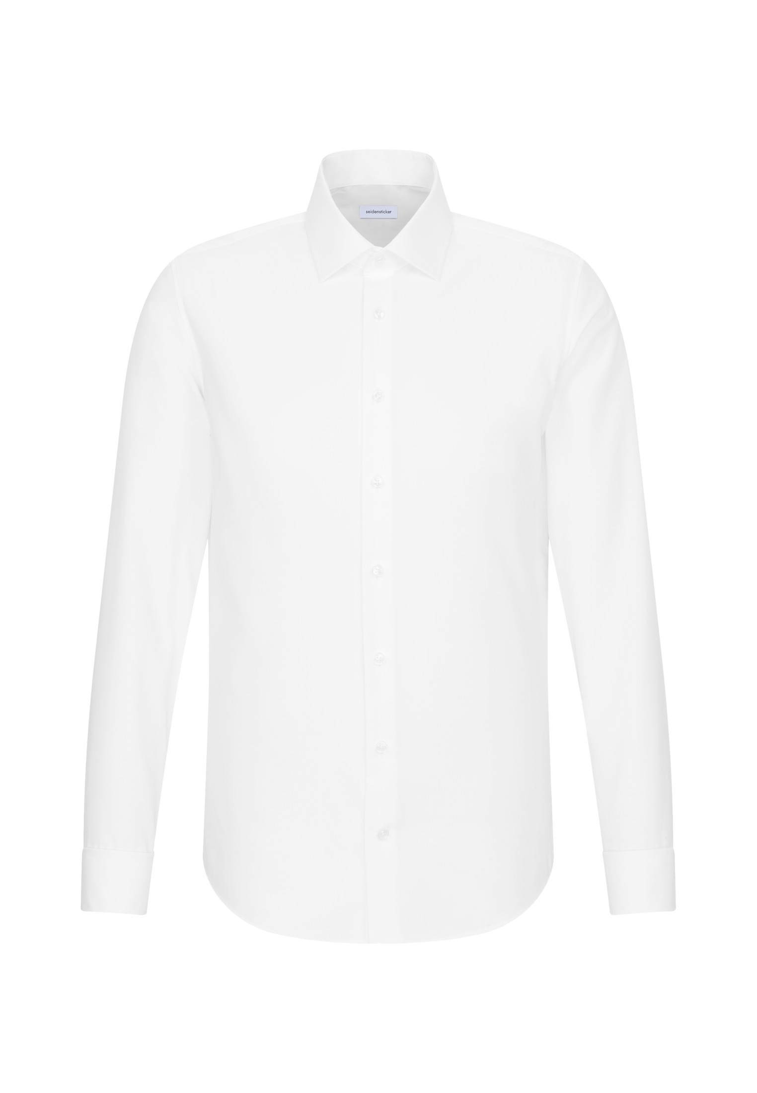 seidensticker Chemise d'affaires »Schwarze Rose« Col Kent uni 1/1 cintré