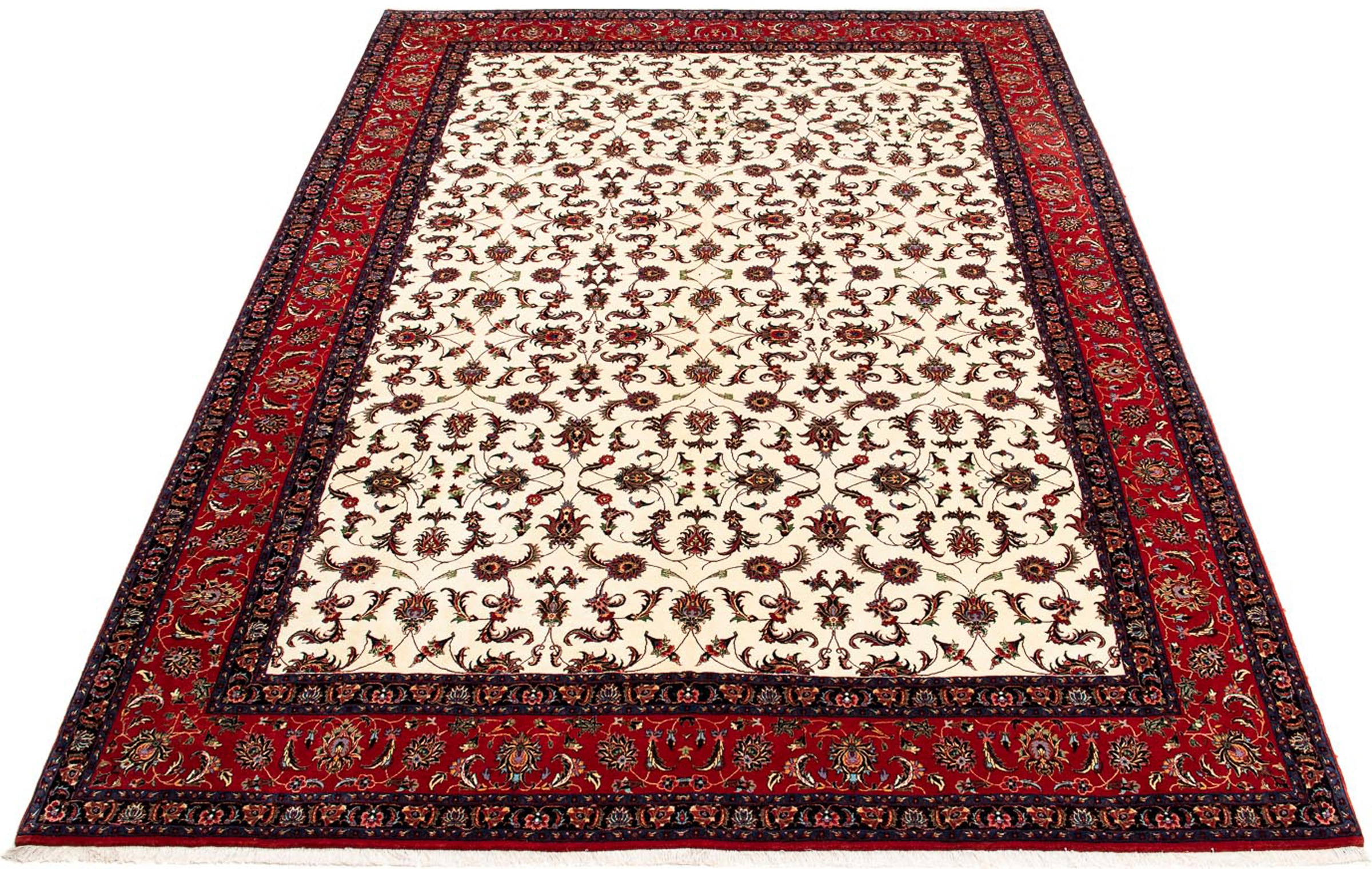 Image of morgenland Orientteppich »Perser - Bidjar - 388 x 299 cm - beige«, rechteckig, 15 mm Höhe, Wohnzimmer, Handgeknüpft, Einzelstück mit Zertifikat bei Ackermann Versand Schweiz