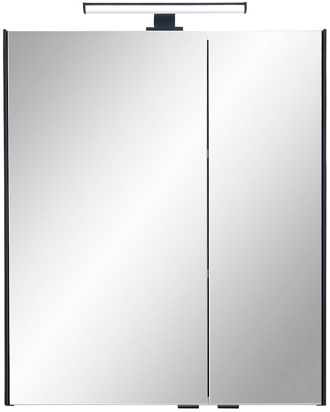 Saphir Ensemble de meubles de salle de bain »Quickset 395 4-teilig, Waschbeckenunterschrank mit LED-Spiegelschrank« 5 cuis tlg.