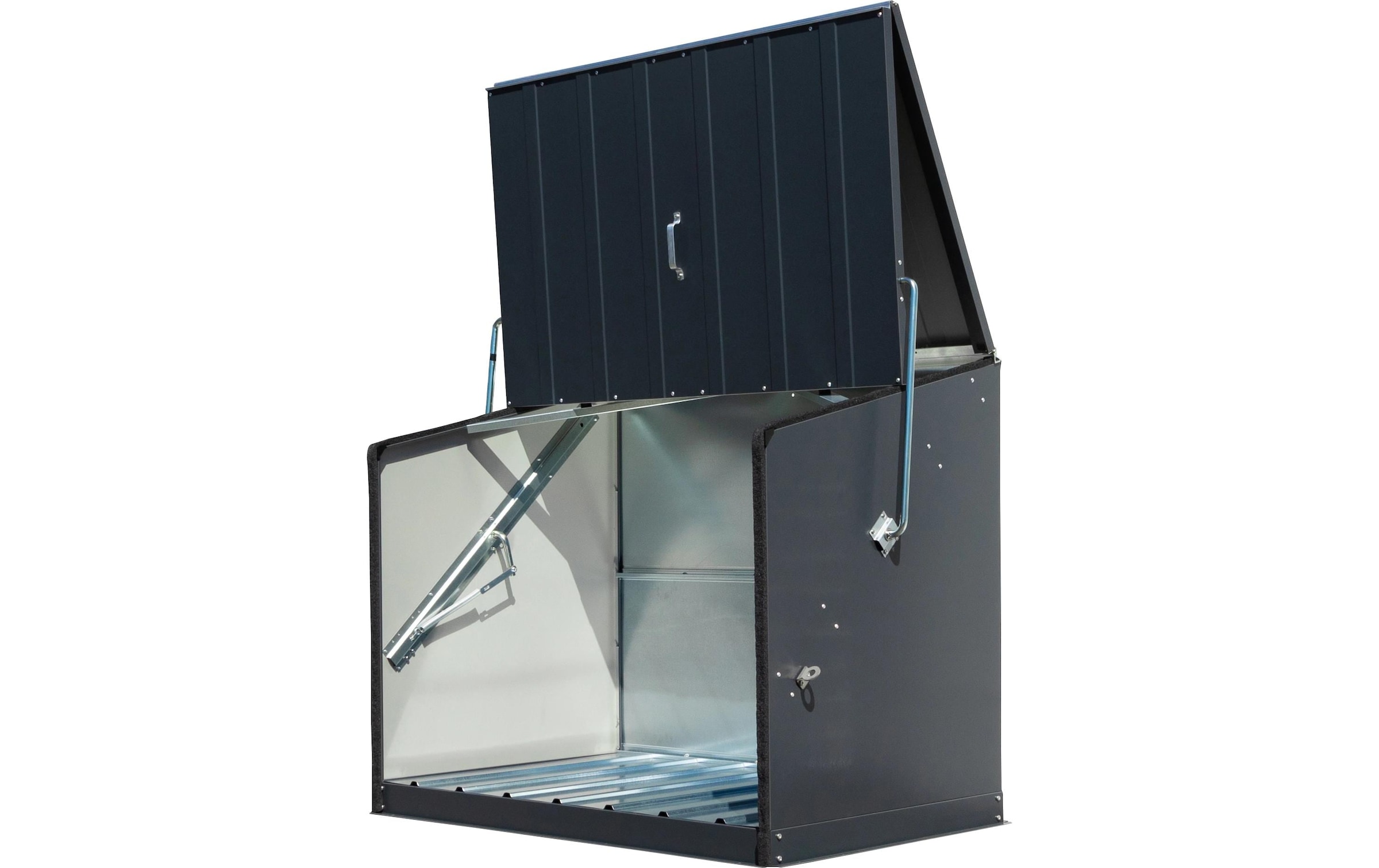 Trimetals Mehrzweckschrank »Stowaway« Mülltonnenbox für 2x240 l, Stahl, (BxTxH): 138x89x113 cm