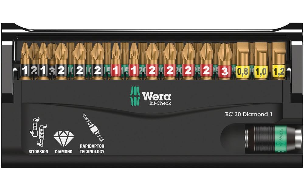 Wera Bit-Set »Wera Bit-Check 30 Diamond 1«