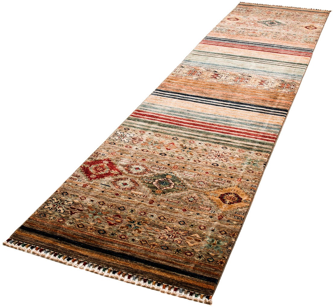 Image of morgenland Orientteppich »Ziegler - 345 x 76 cm - mehrfarbig«, rechteckig, 6 mm Höhe, Wohnzimmer, Handgeknüpft, Einzelstück mit Zertifikat bei Ackermann Versand Schweiz