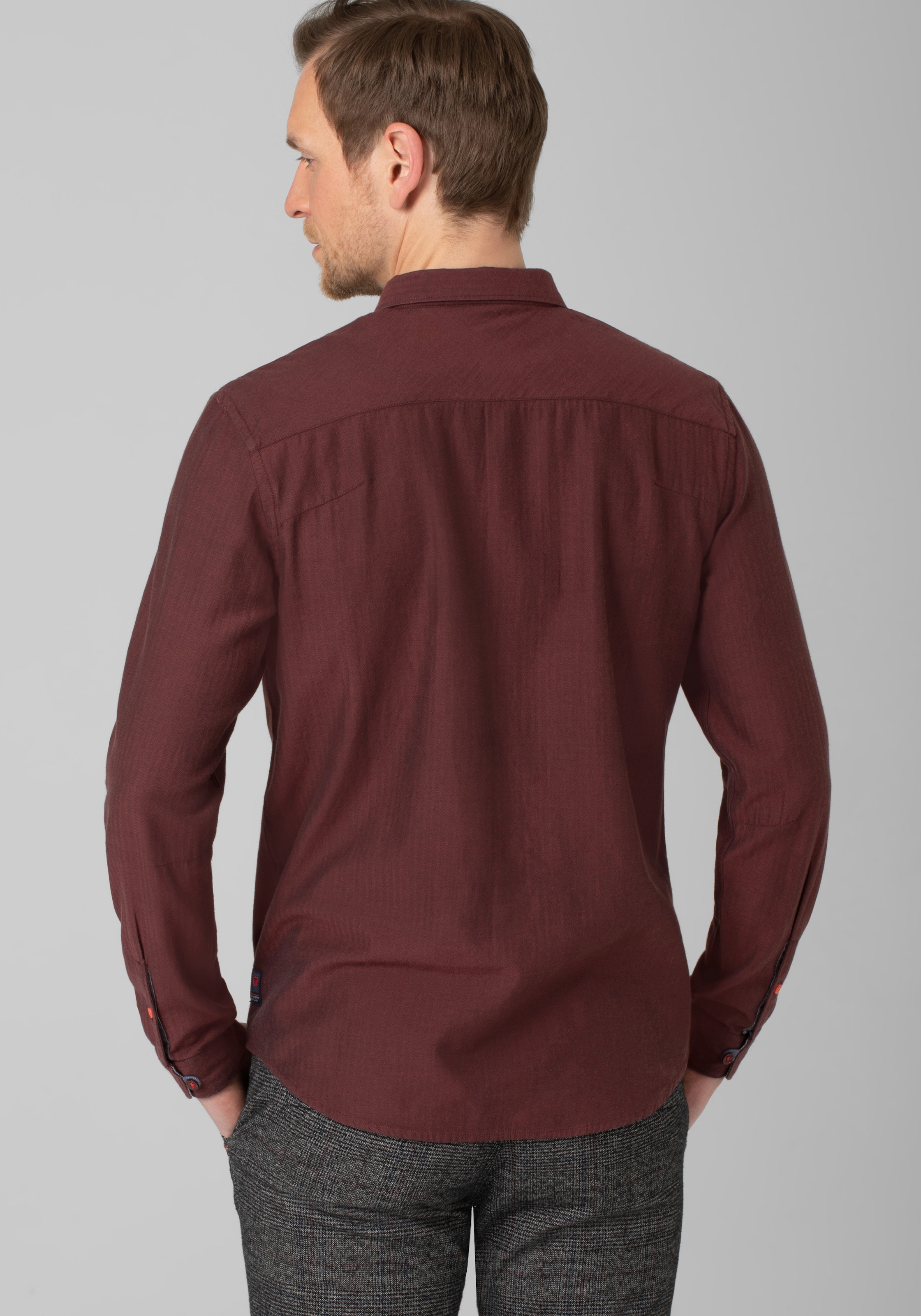 TIMEZONE Langarmhemd »Micro Pattern Shirt«