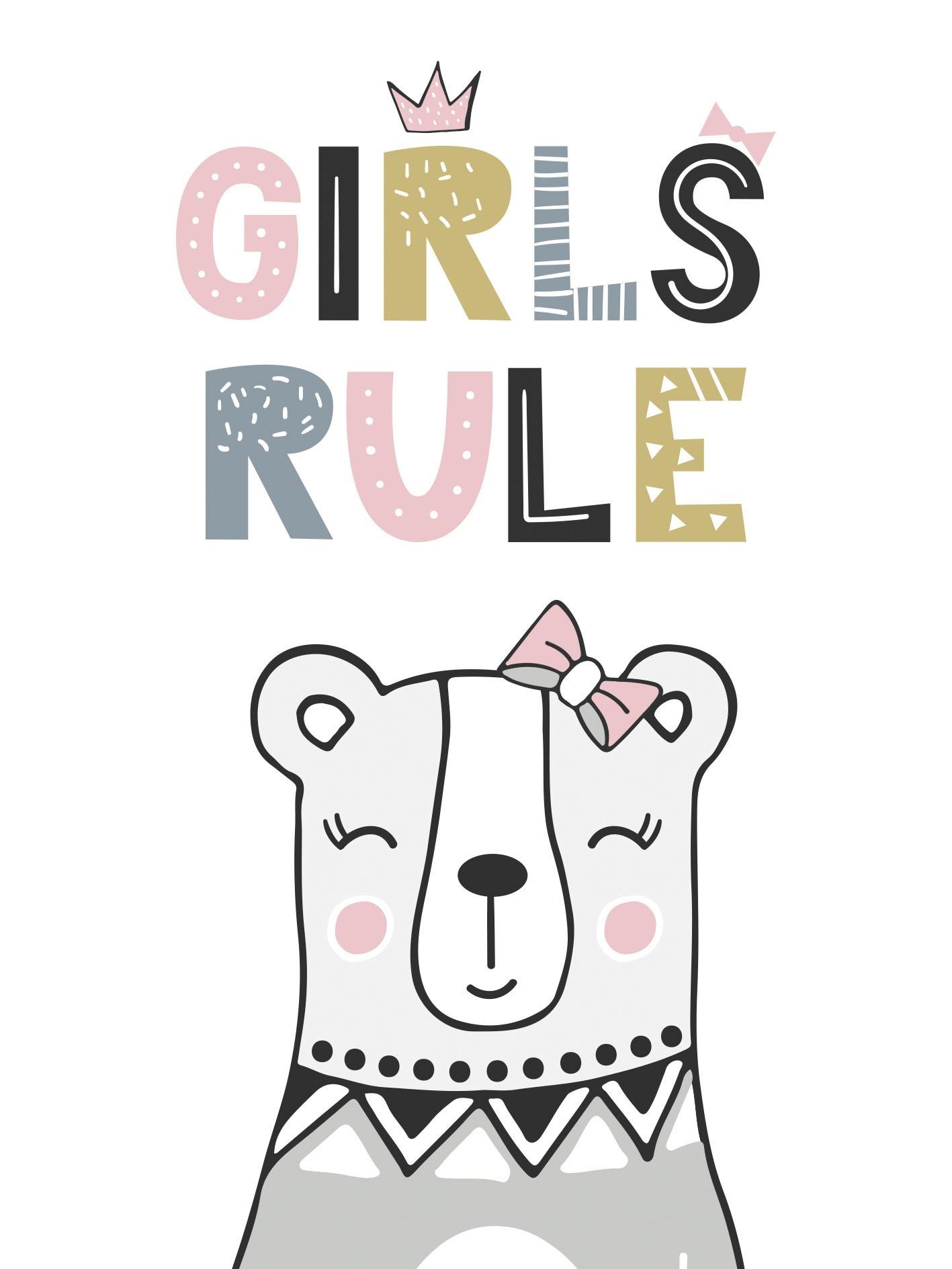 Image of Lüttenhütt Leinwandbild »Girls rule« bei Ackermann Versand Schweiz