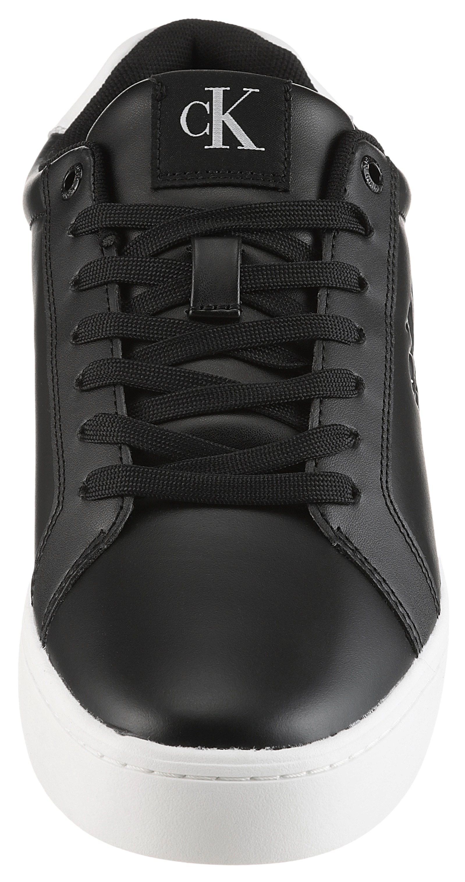 Calvin Klein Jeans Sneakers »CLASSIC CUPSOLE MONO LTH«  Freizeitsneaker, Halbschuh, Schnürschuh in klassischer Optik