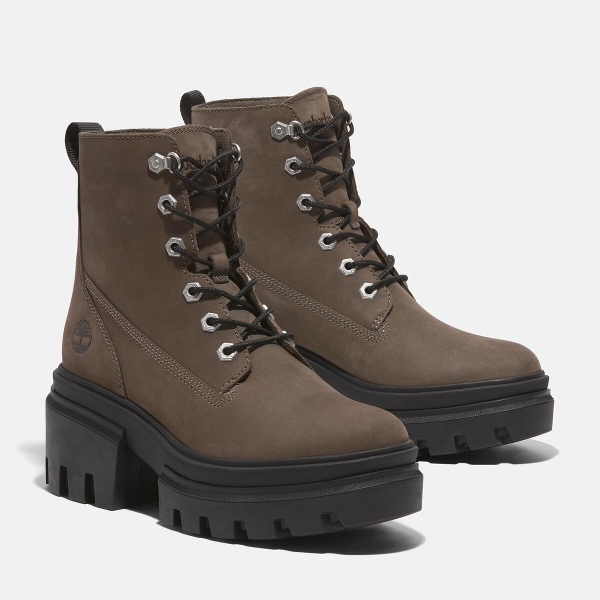 Timberland Schnürstiefelette »EVERLEIGH MID LACE UP BOOT«, Winterschuhe, Winterstiefel, Schnürboots, Winterboots