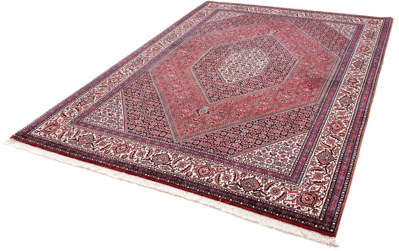Image of morgenland Orientteppich »Perser - Bidjar - 245 x 170 cm - rot«, rechteckig, 15 mm Höhe, Wohnzimmer, Handgeknüpft, Einzelstück mit Zertifikat bei Ackermann Versand Schweiz