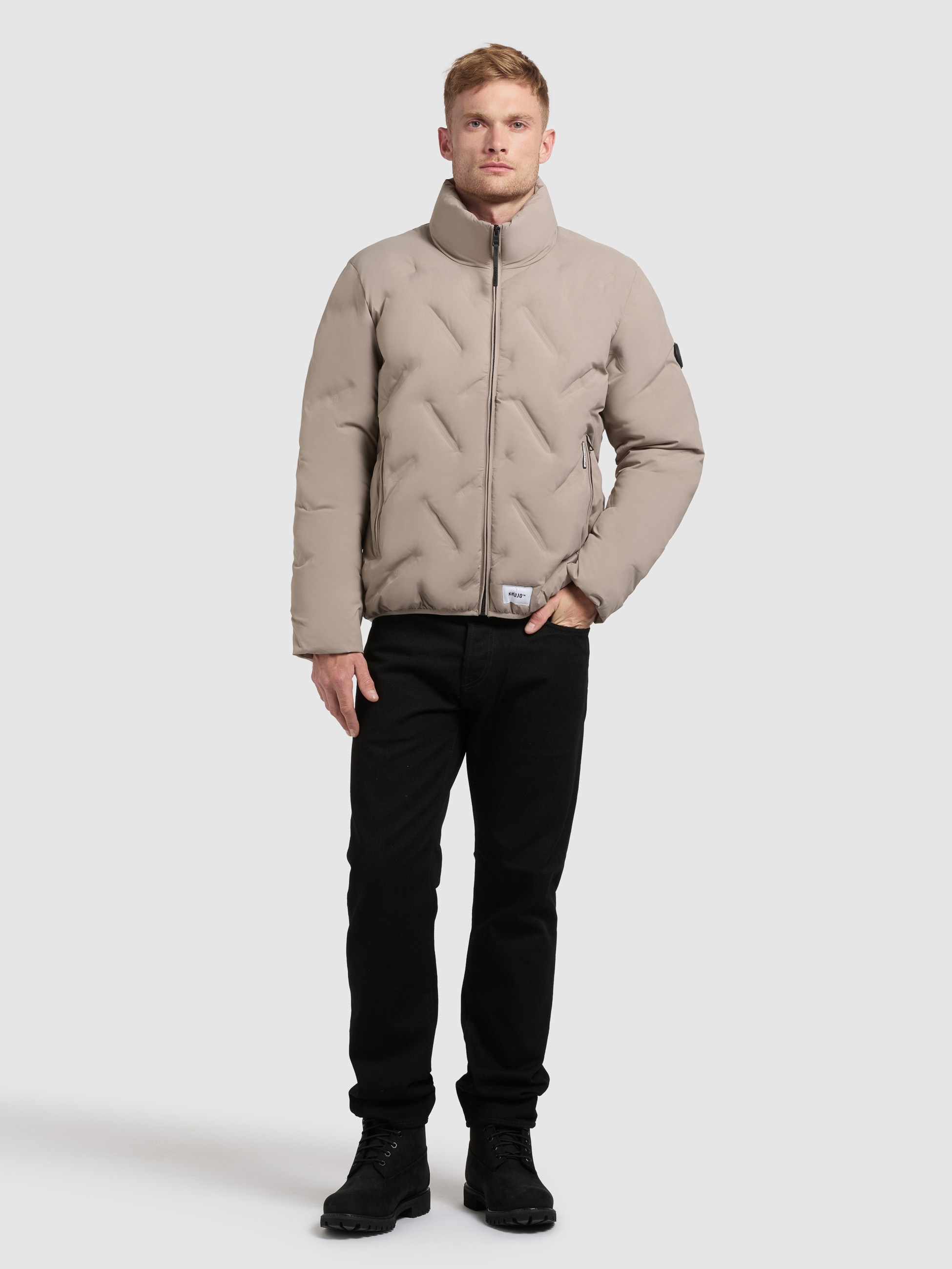 khujo Veste matelassée »CLOVER« ohne Kapuze mit hochwertiger Prägung