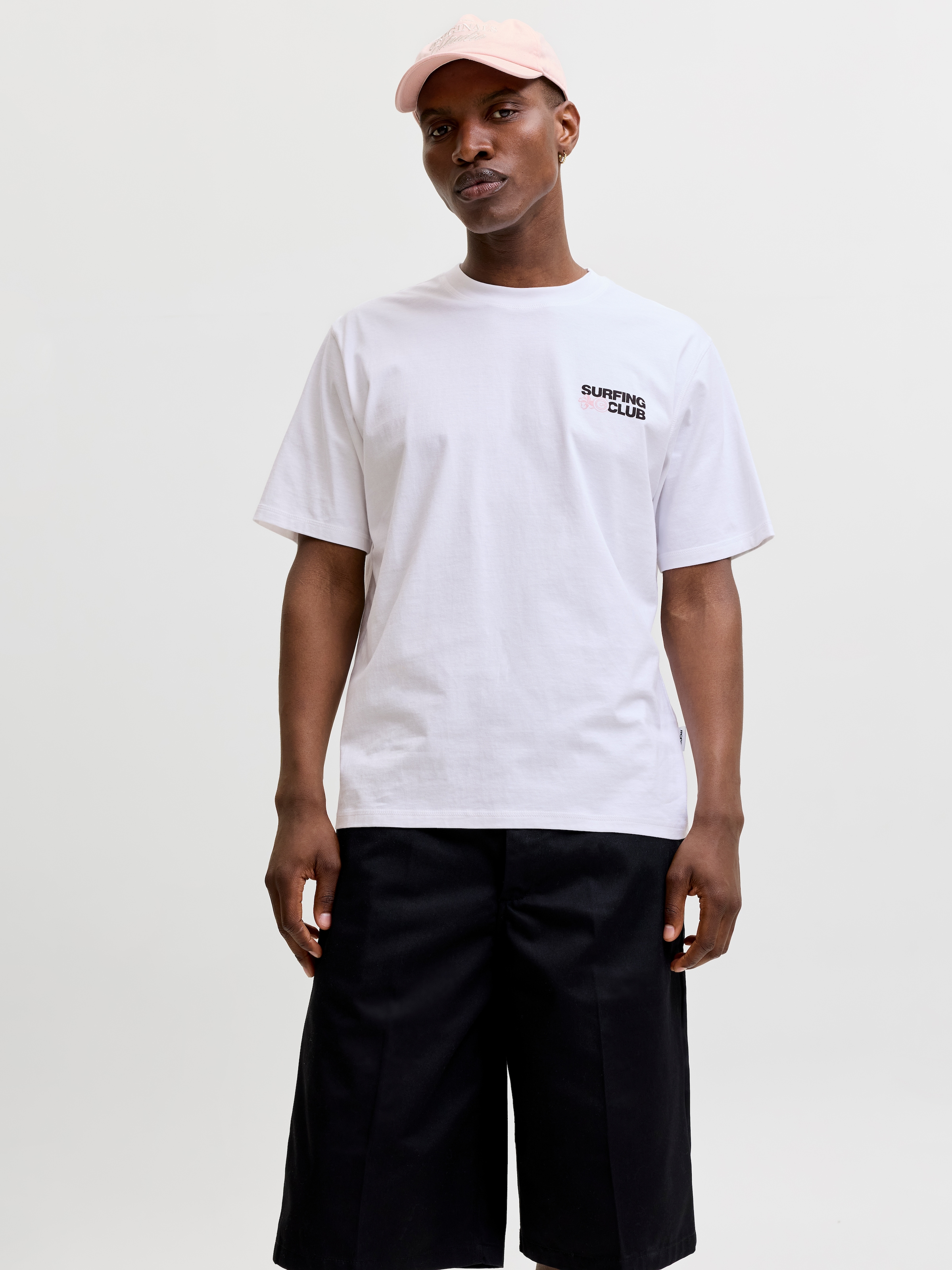 Jack & Jones T-shirt »JCOMARINA BACK PRINT TEE SS CREW NECK« avec impression