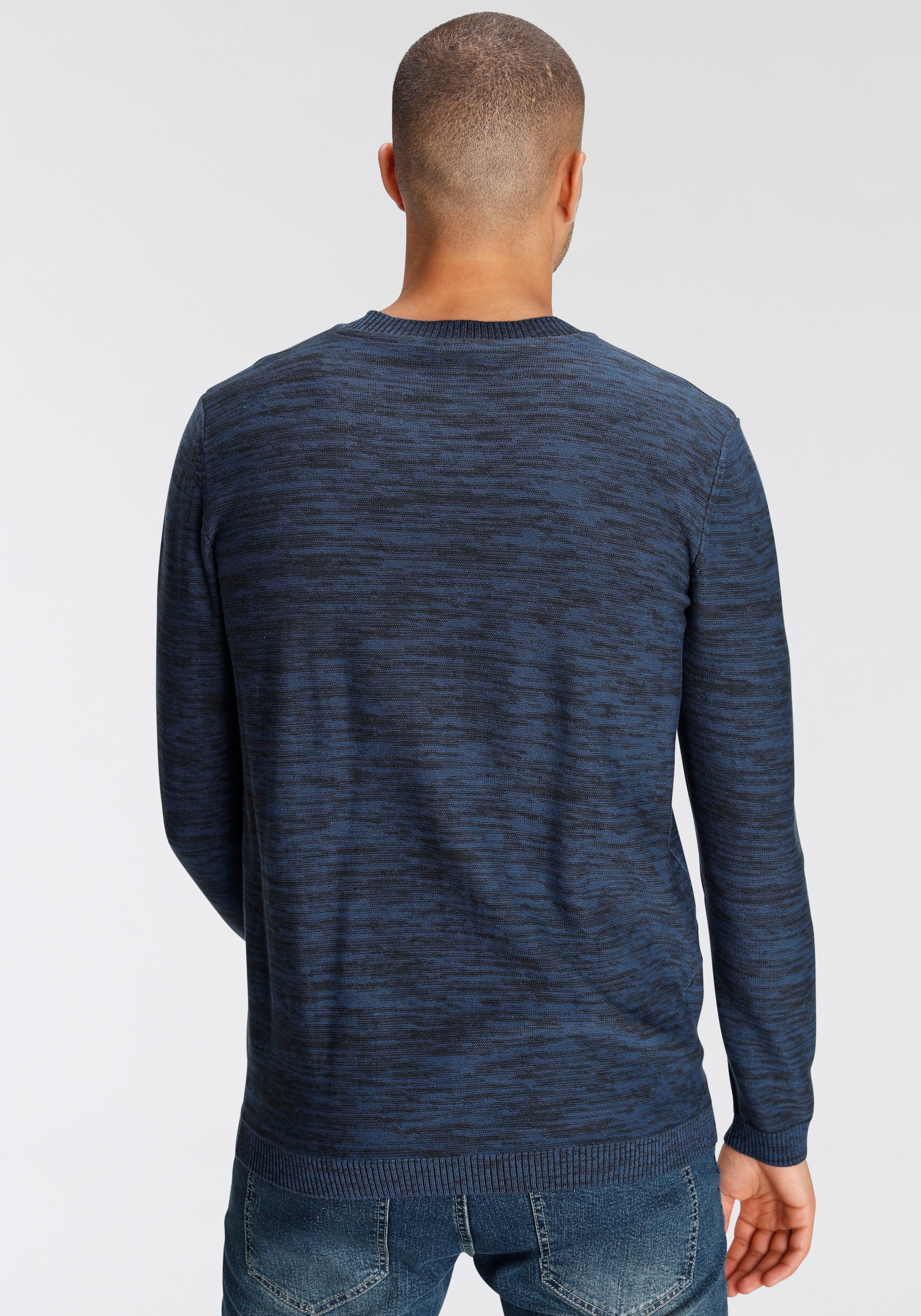 AJC Strickpullover, in melierter Optik