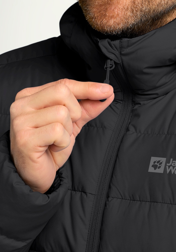 Jack Wolfskin Daunenjacke »ATHER DOWN HOODY M RDS«, mit Kapuze