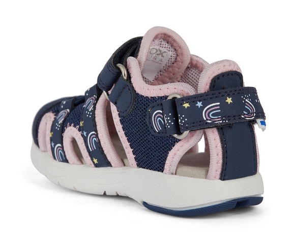 Geox Sandale »B SANDAL MULTY GIRL«, Sommerschuh, Klettschuh, Sandalette, mit Geox Spezial Membran