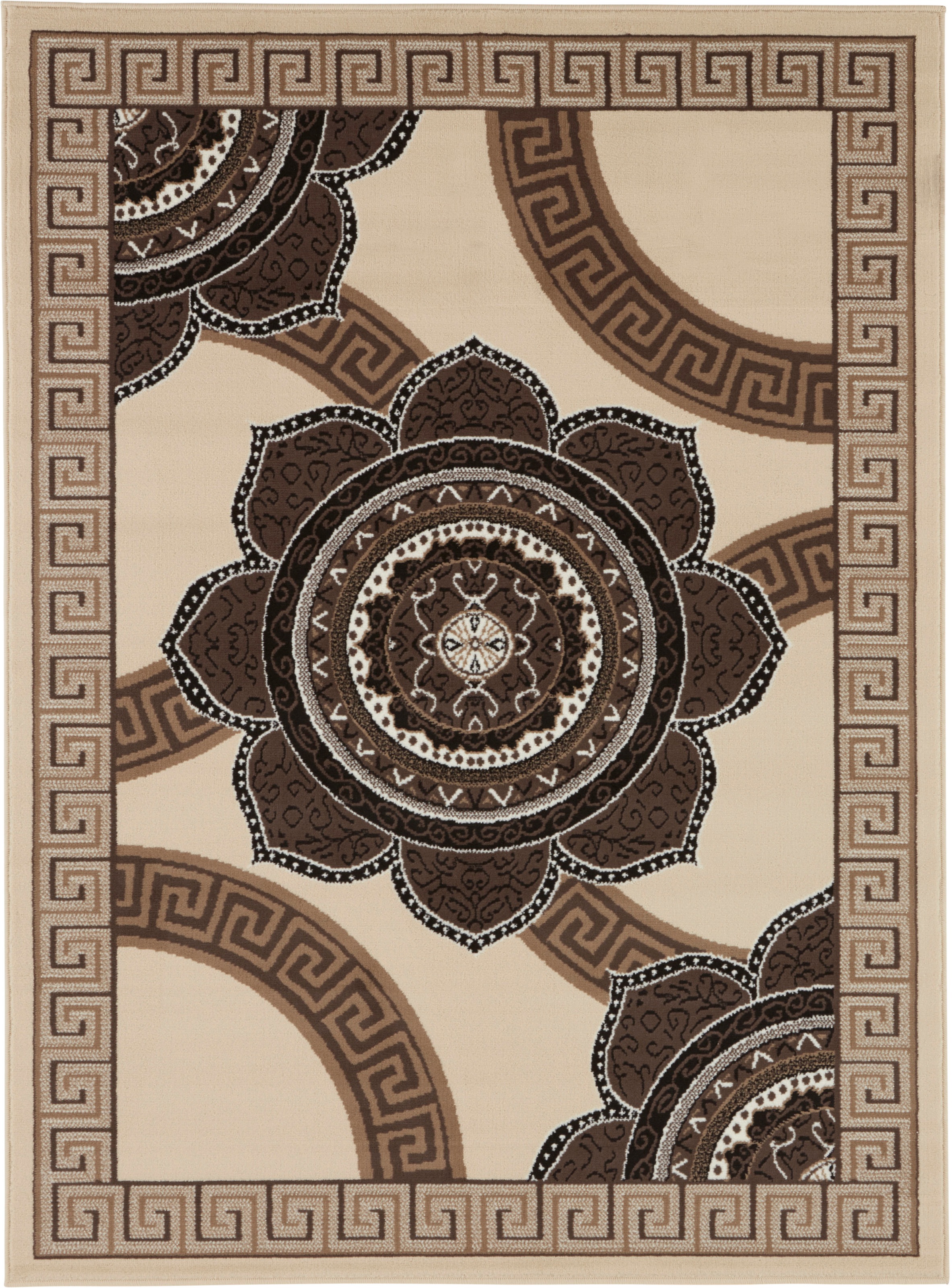 Image of Home affaire Teppich »Piers«, rechteckig, 8 mm Höhe, Kurzflor, Vintage Design, Floral, Retro Design, Bordüre, Wohnzimmer, Schlafzimmer, Arbeitszimmer, Robust, Pflegeleicht bei Ackermann Versand Schweiz