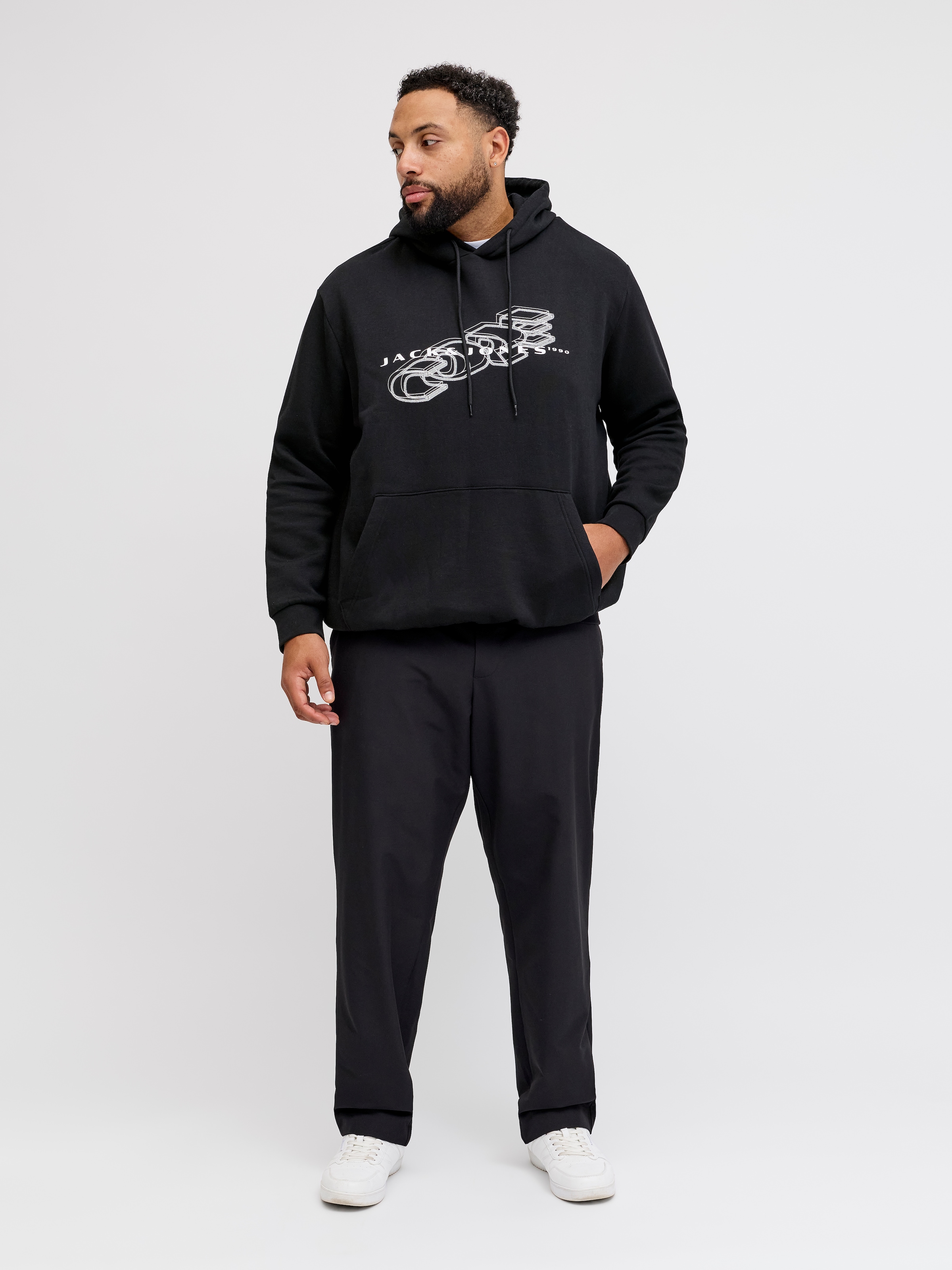 Jack & Jones PlusSize Sweat à capuche »JCOFUSION BRANDING SWEAT HOOD PLS«
