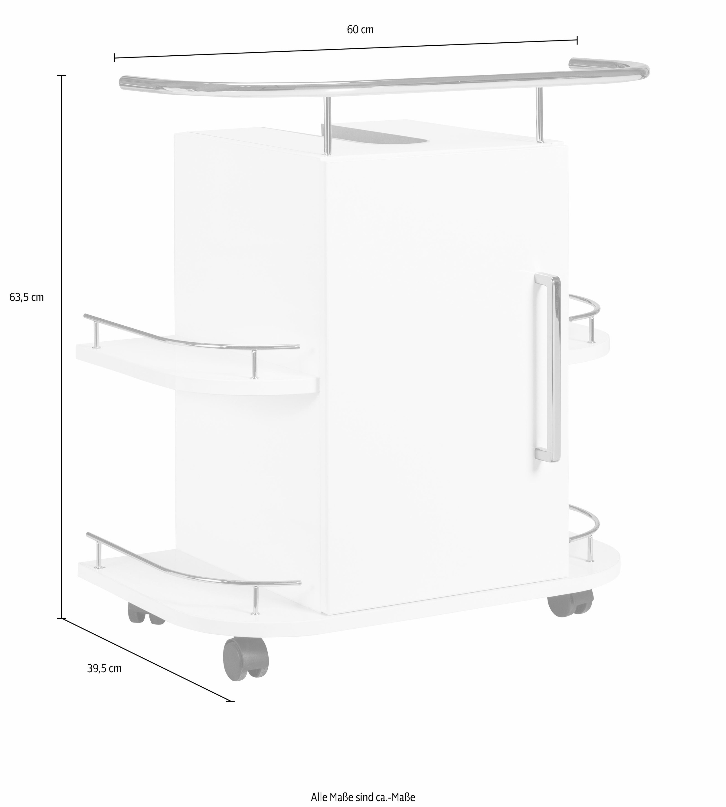 OPTIFIT Waschbeckenunterschrank »Napoli«, mit Soft-Close-Funktion und  Rollen, Breite 60 cm à bas prix
