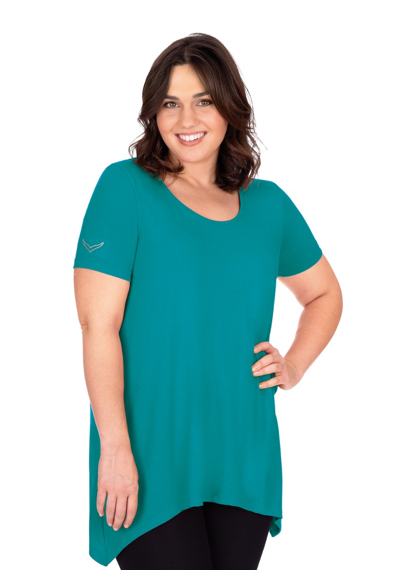 Image of Trigema Zipfelshirt, mit edlen Strass-Steinen bei Ackermann Versand Schweiz