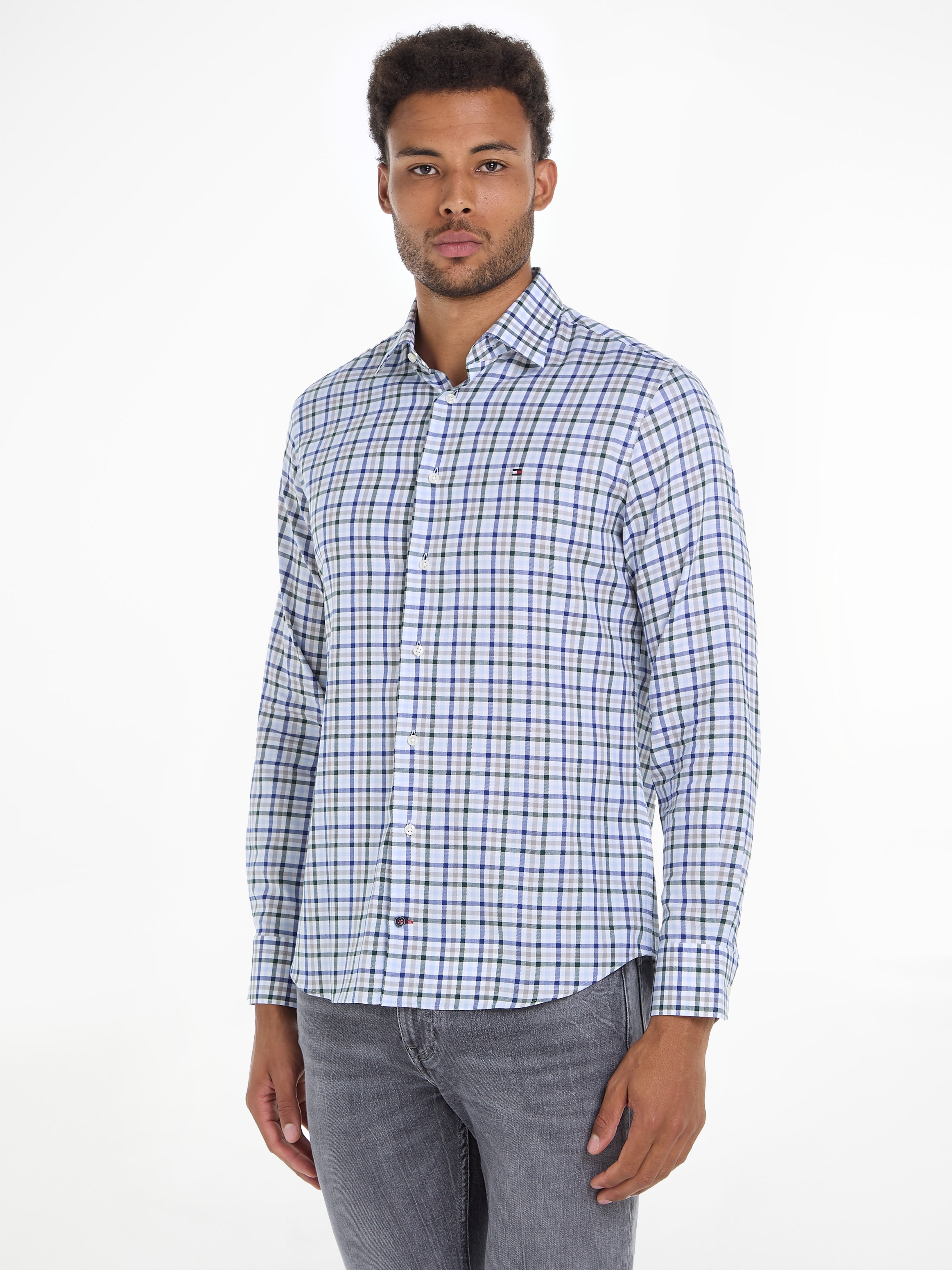 Tommy Hilfiger Businesshemd »CL STRETCH TWILL GINGHAM RF SHRT«