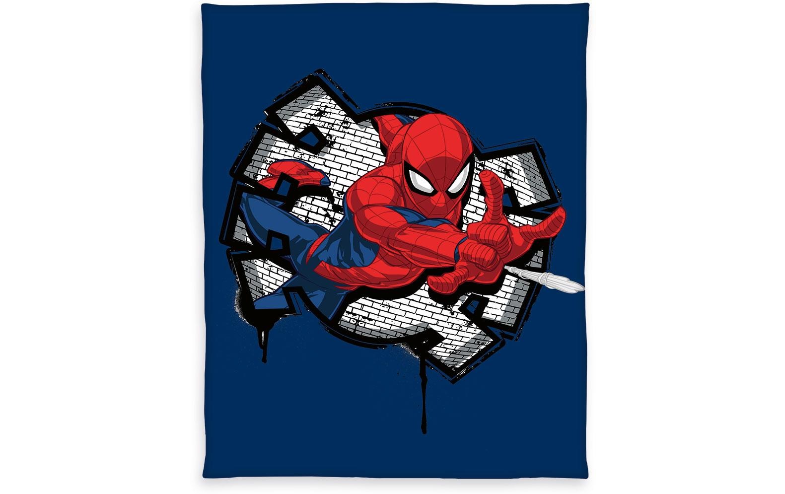 Image of Herding Kinderbettdecke "Spiderman 130 x 170 cm, Mehrfarbig" warm 1 Stk. tlg.