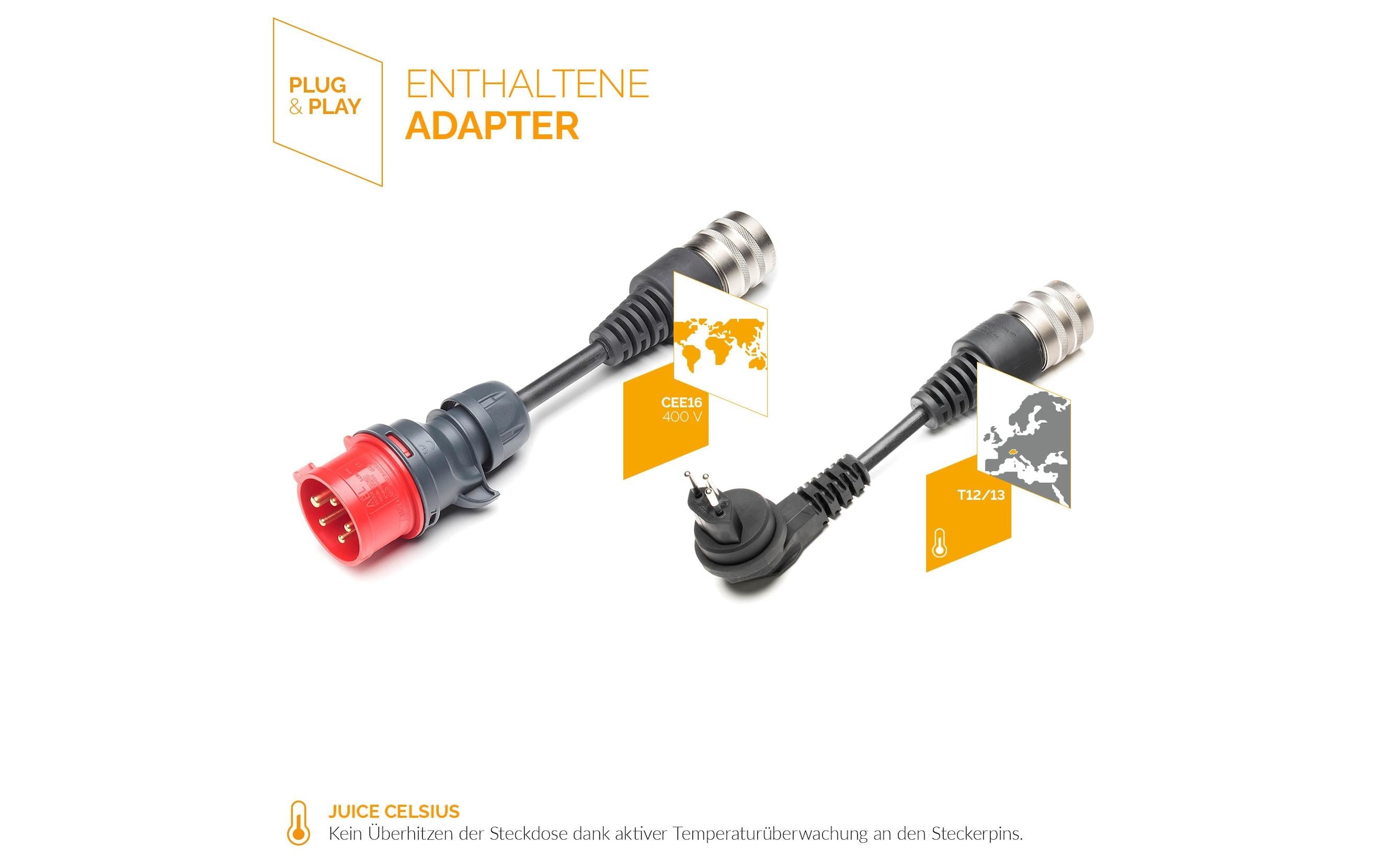 Elektroauto-Ladestation »Juice Technology JUICE BOOSTER 3 air Swiss Basic Set«
