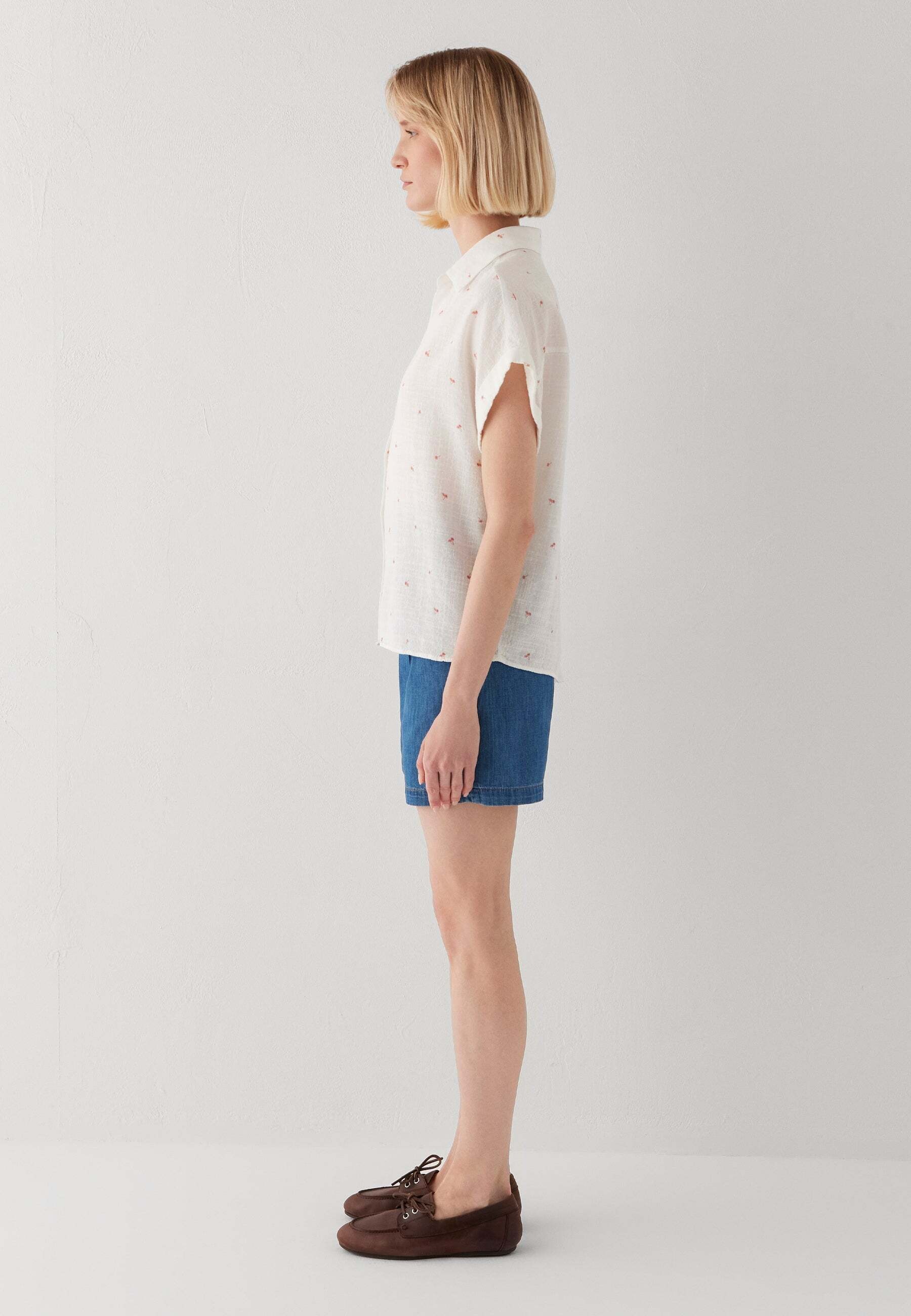Mavi Blouse à manches courtes »Mavi Kurzarmbluse Short Sleeve Woven«