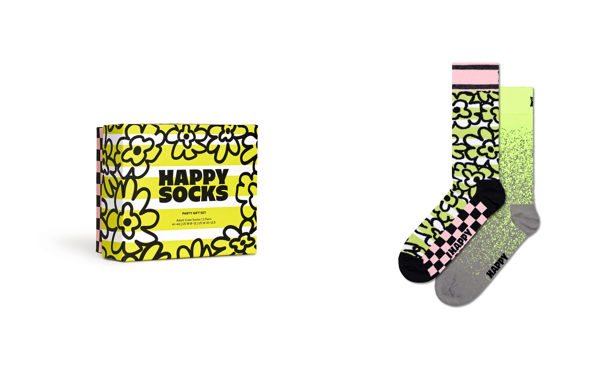 Happy Socks Socken, (Box, 2 Paar), Party Gift Set