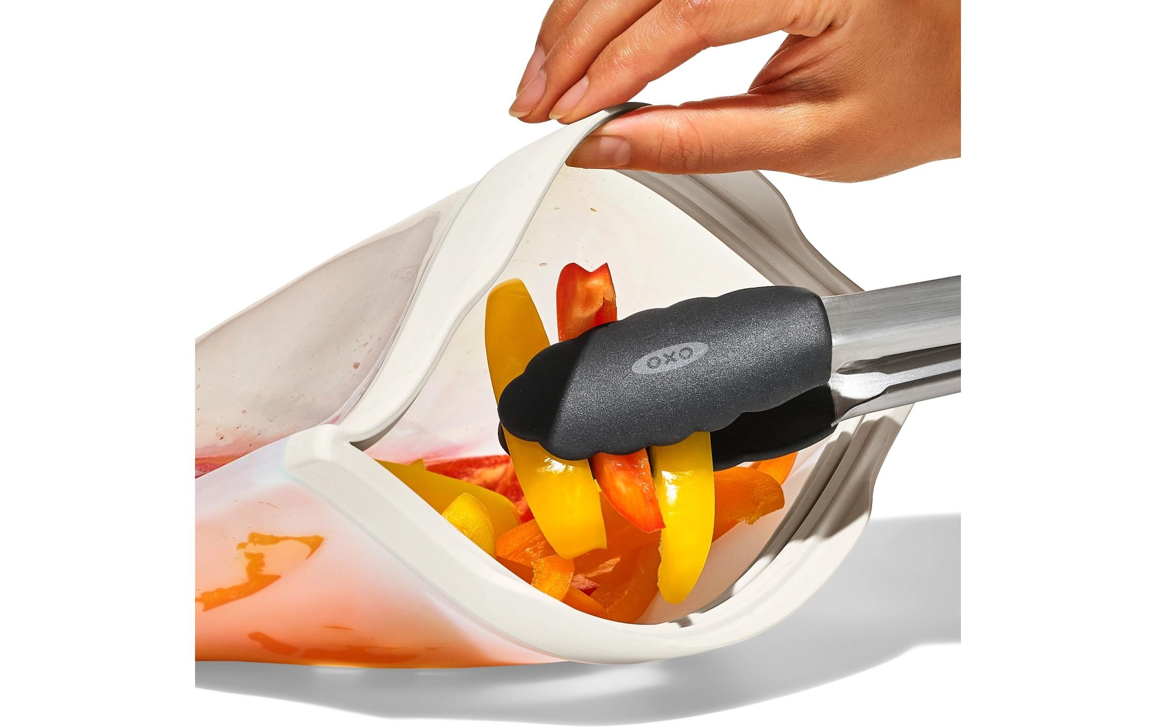 OXO Good Grips Sachet fraîcheur Silikon, wiederverwendbar, 1,8 L
