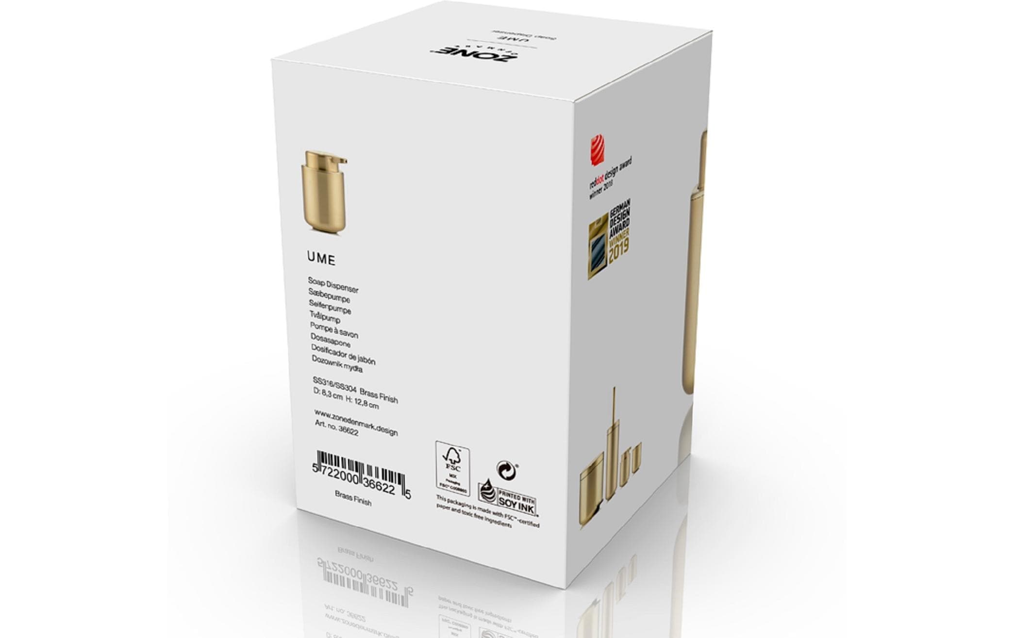 Zone Denmark Seifenspender »Zone Ume, 250 ml« Seifenspender aus Stahl