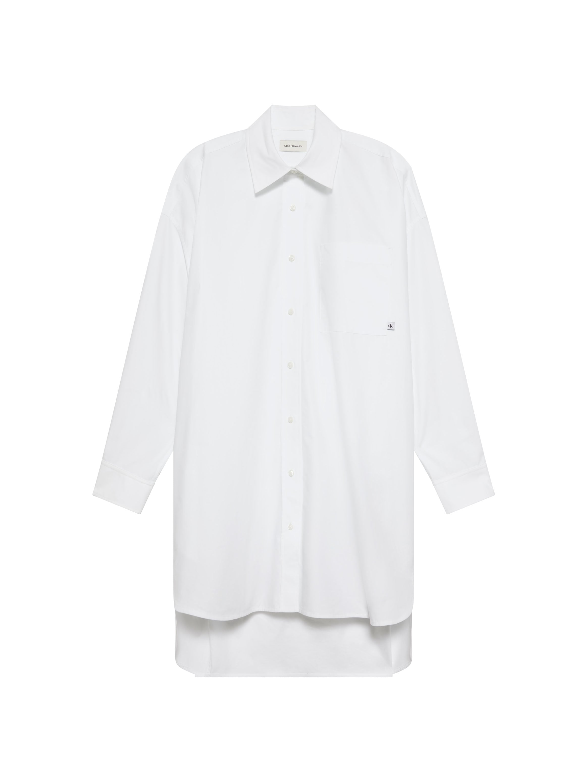 Calvin Klein Jeans Robe chemisier »Cotton Oversized Mini Shirtdress« im Oversize-Style