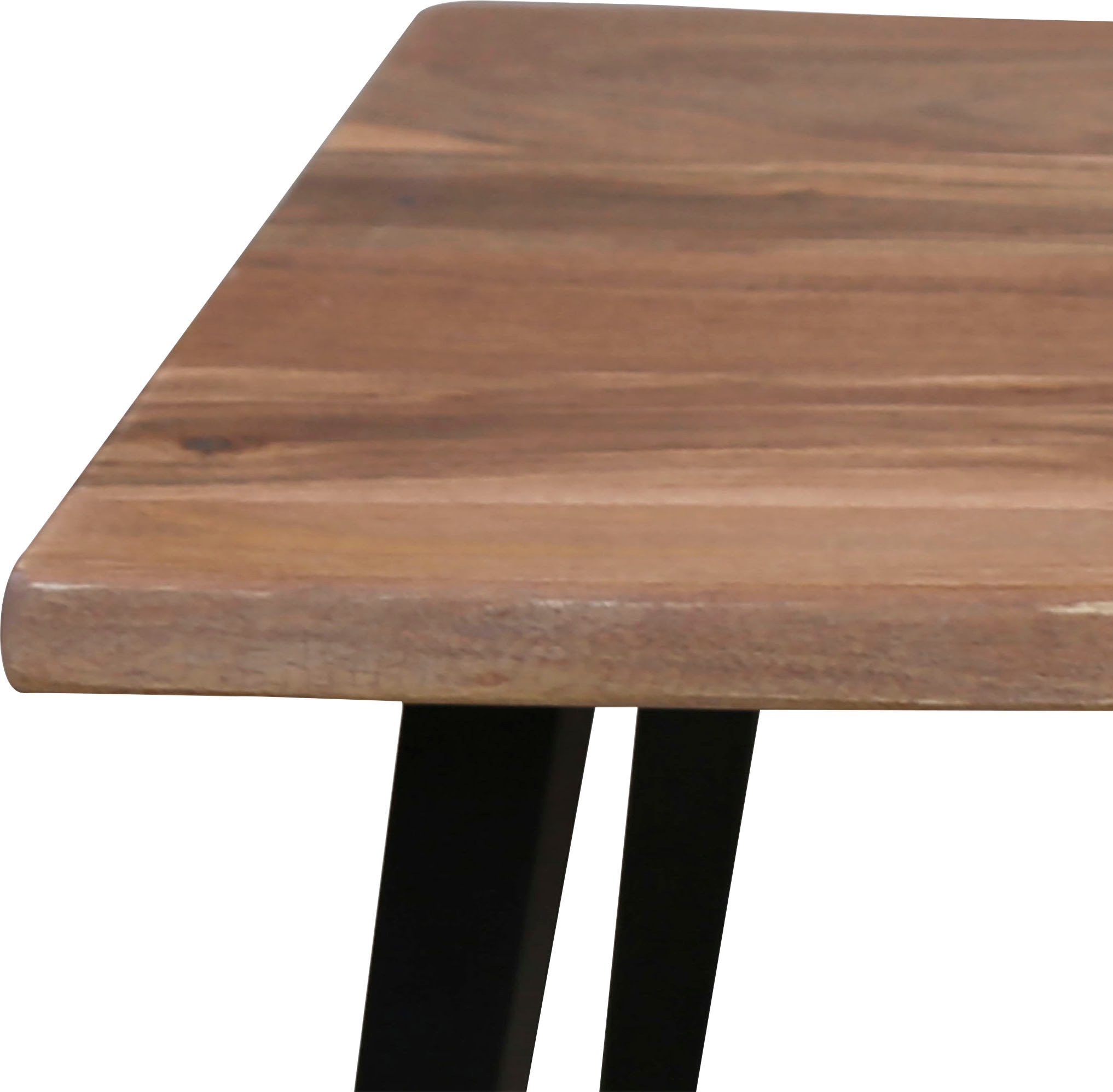 byLIVING Couchtisch »Caddy« Tischplatte mit Baumkante, Breite 110 oder 60 cm