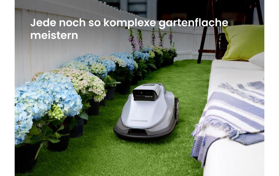   Rasenmähroboter »Terramow V1000 1200 m²«  Kabelloser, KI-gesteuerter Mähroboter
