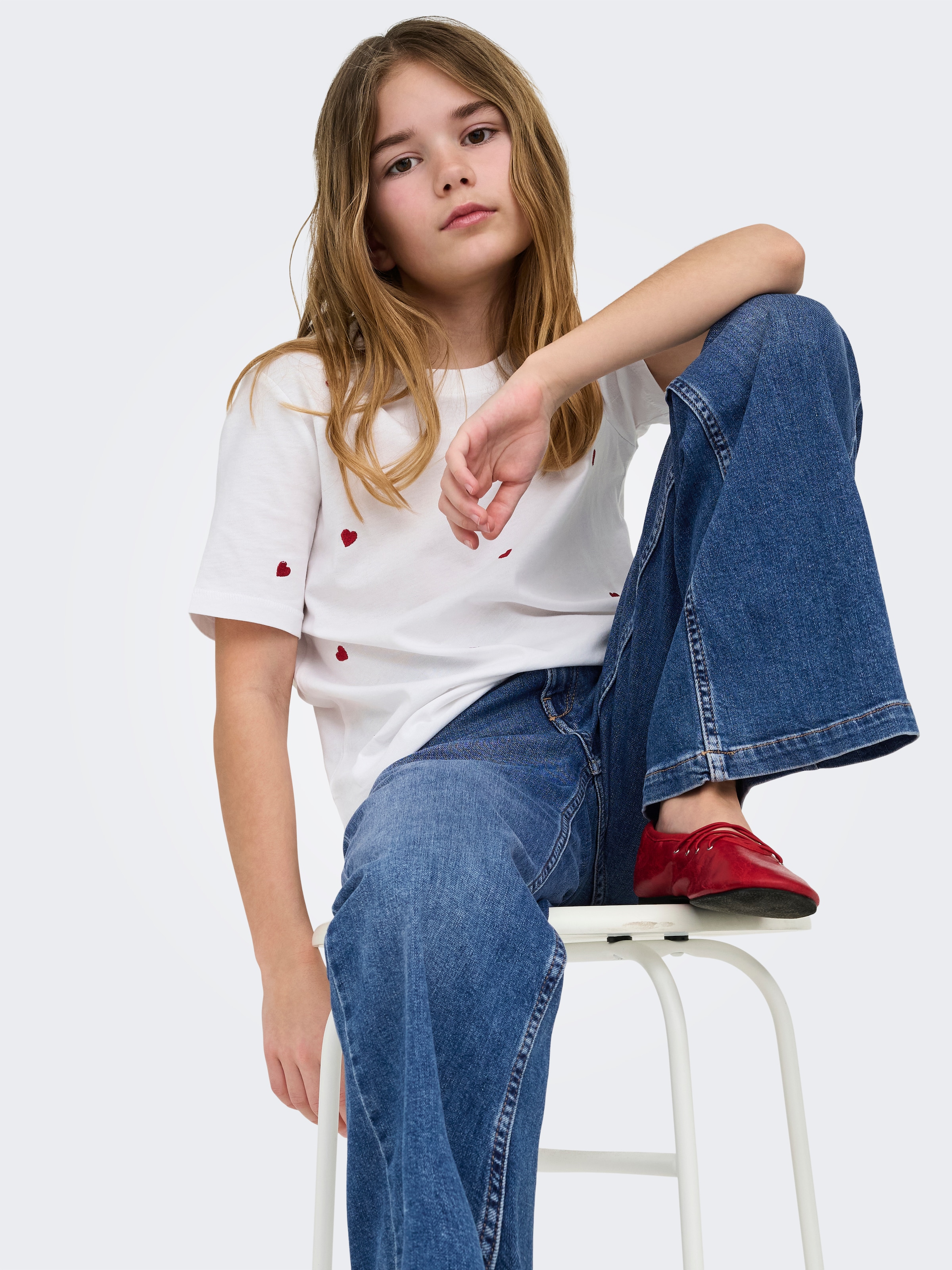 KIDS ONLY Jeans Relax-fit »KOGCALIFORNIA MW WIDE FLARED REA NOOS«