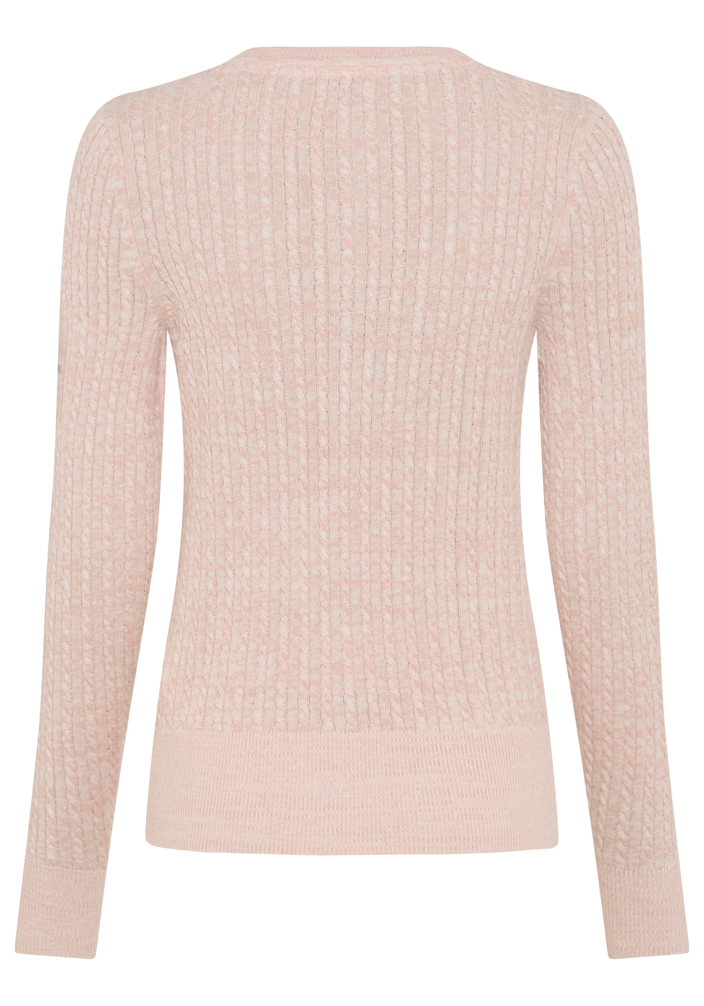 KangaROOS Strickjacke hüftlange Form, figurbetonte Passform, aus Feinstrick und Strick
