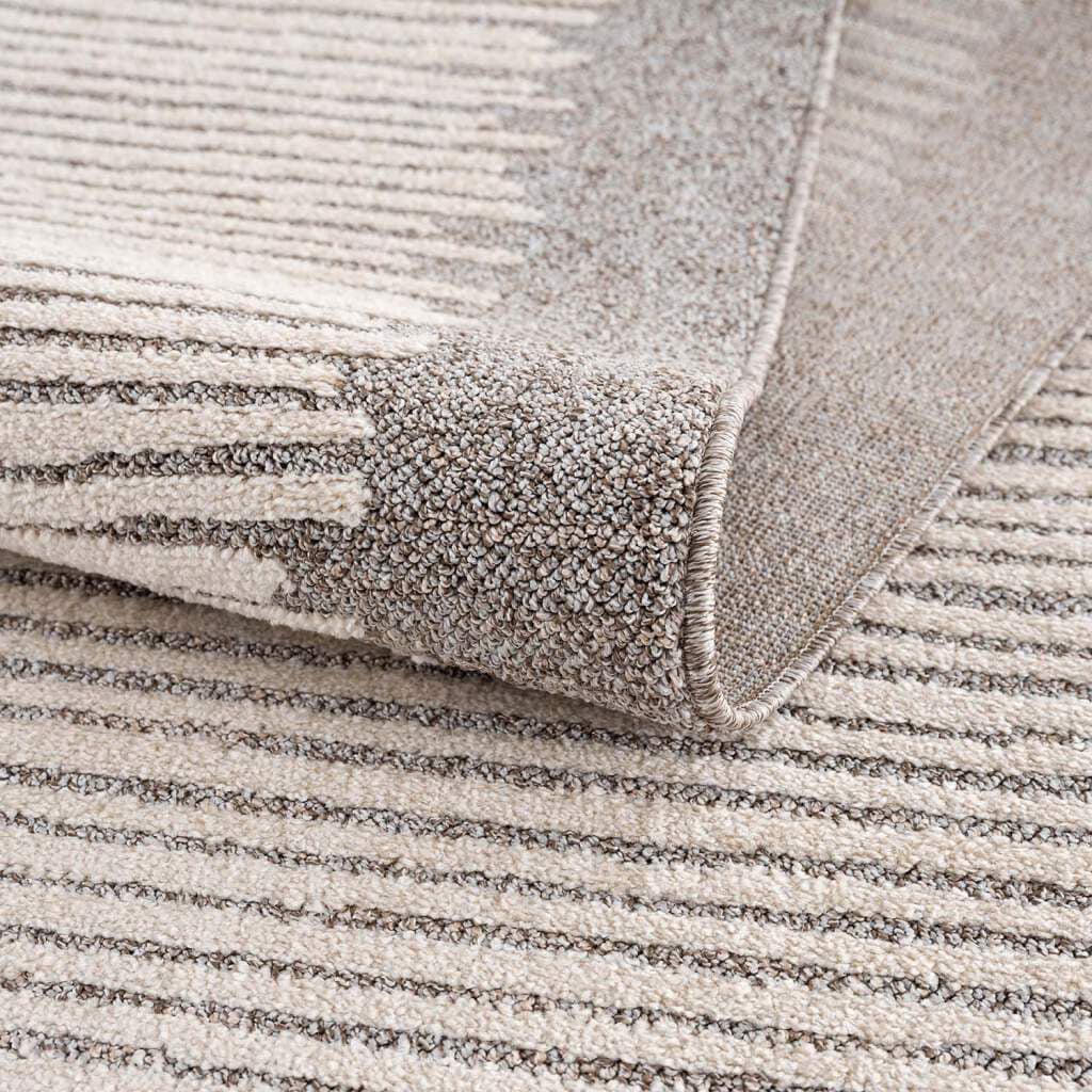 Carpet City Teppich »Art 2231«, rechteckig, 7 mm Höhe, Läufer, Kurzflor, mit Kettfäden, Streifen-Muster