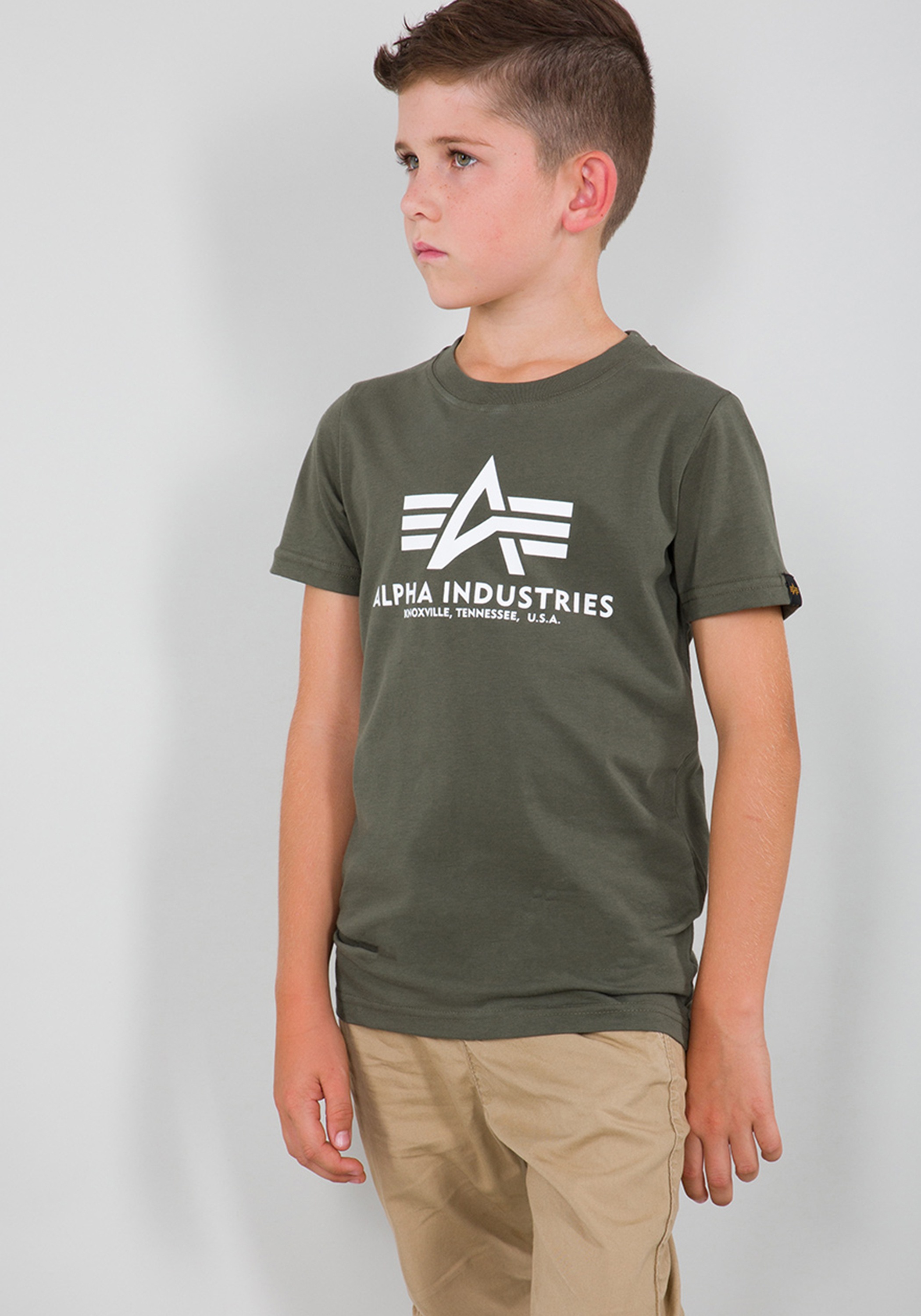 Image of Alpha Industries T-Shirt "Basic T-Shirt BL K"