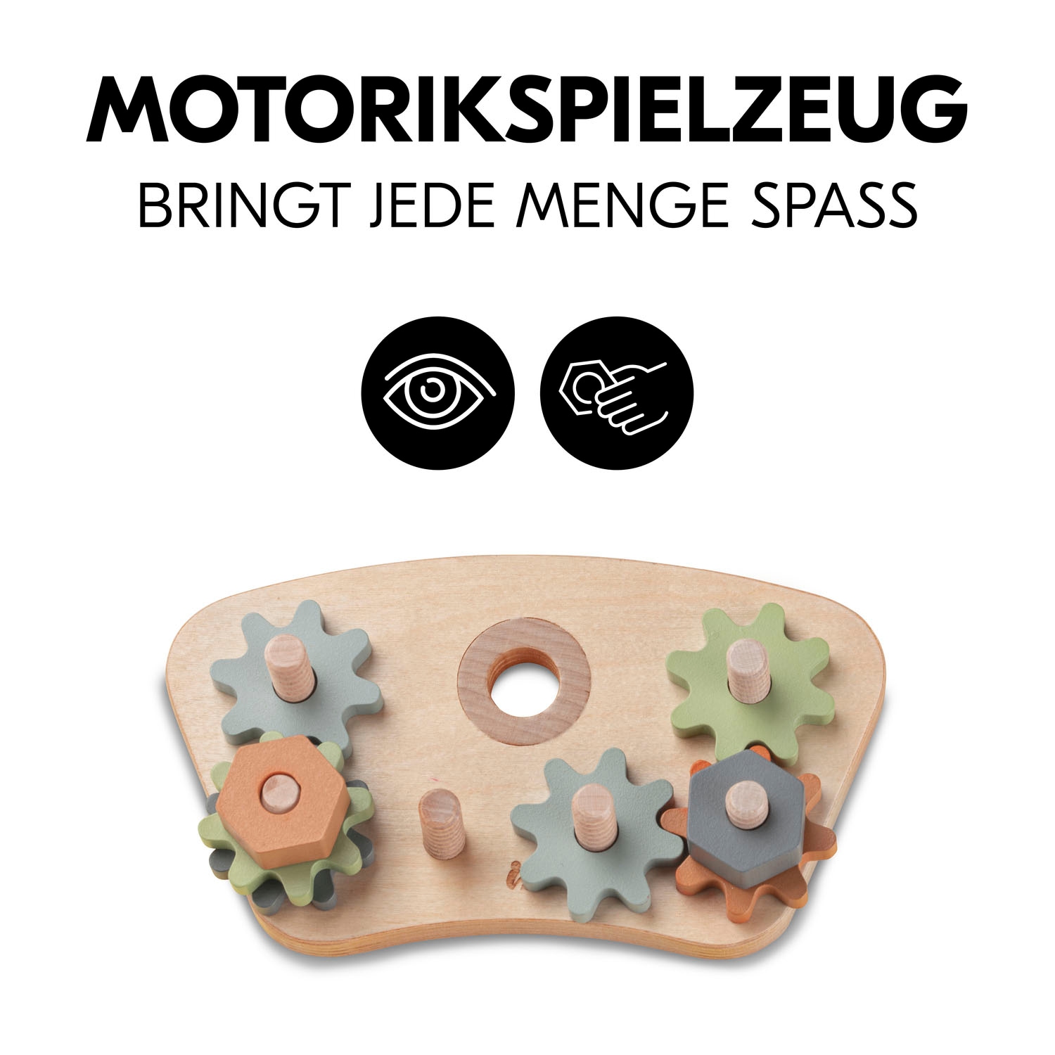 Hauck Motorikbrett »Play Repairing S Gears & Nuts« FSC® - schützt Wald