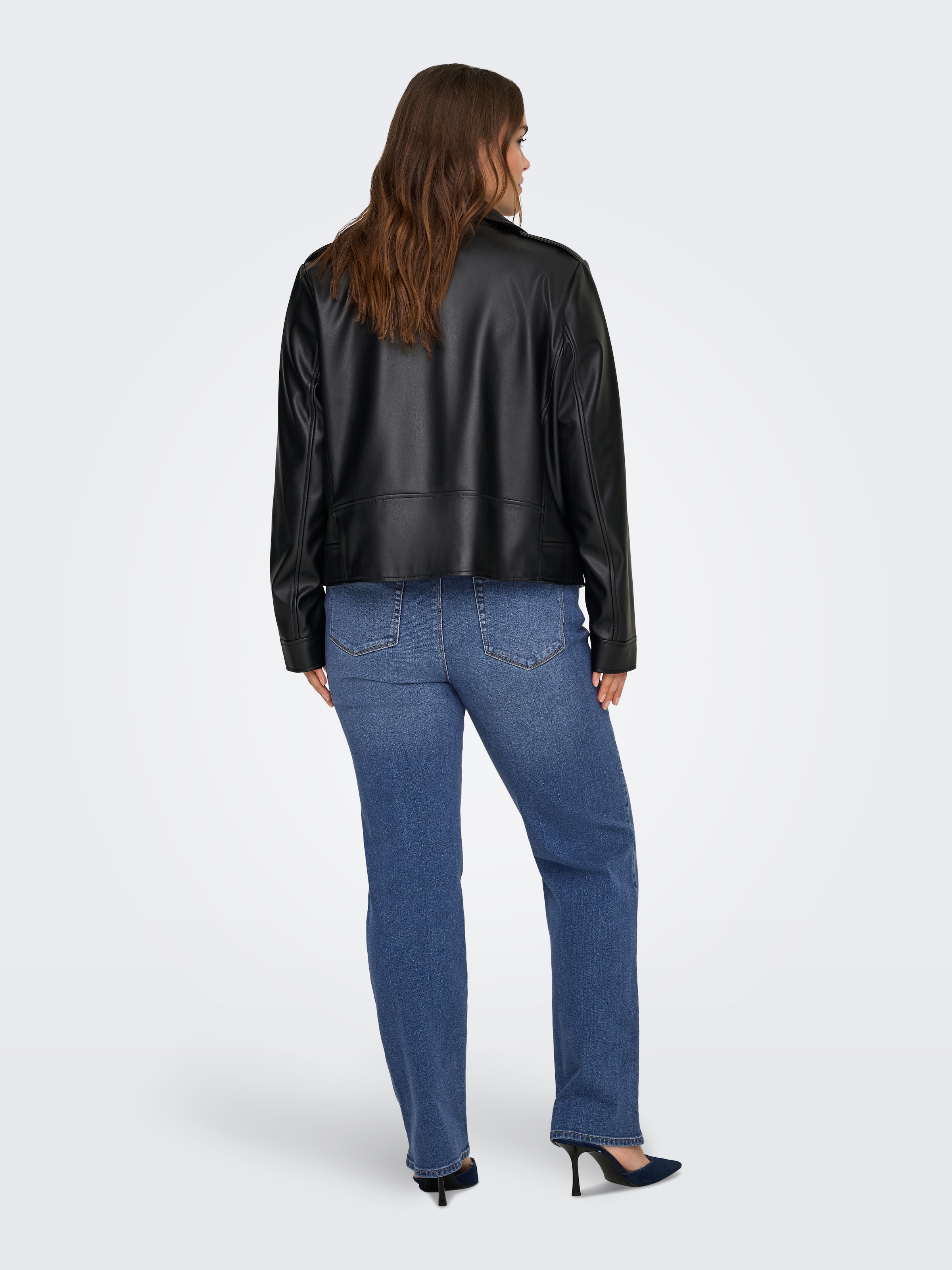 ONLY CARMAKOMA Veste en cuir »CARCARMEN FAUX LEATHER BIKER OTW NOOS«