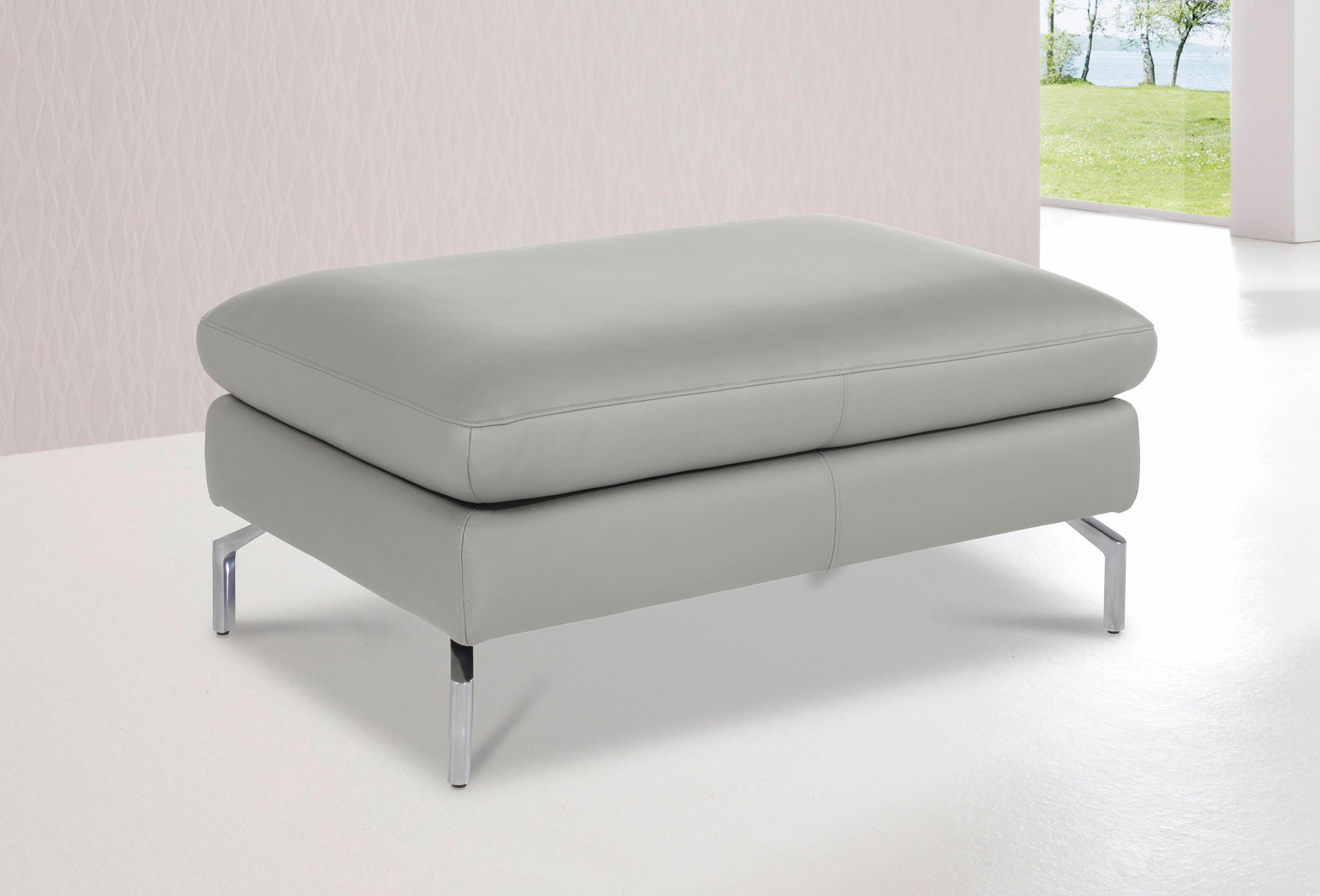 CALIA ITALIA Hocker »Dave mit edlem Metallfuss«