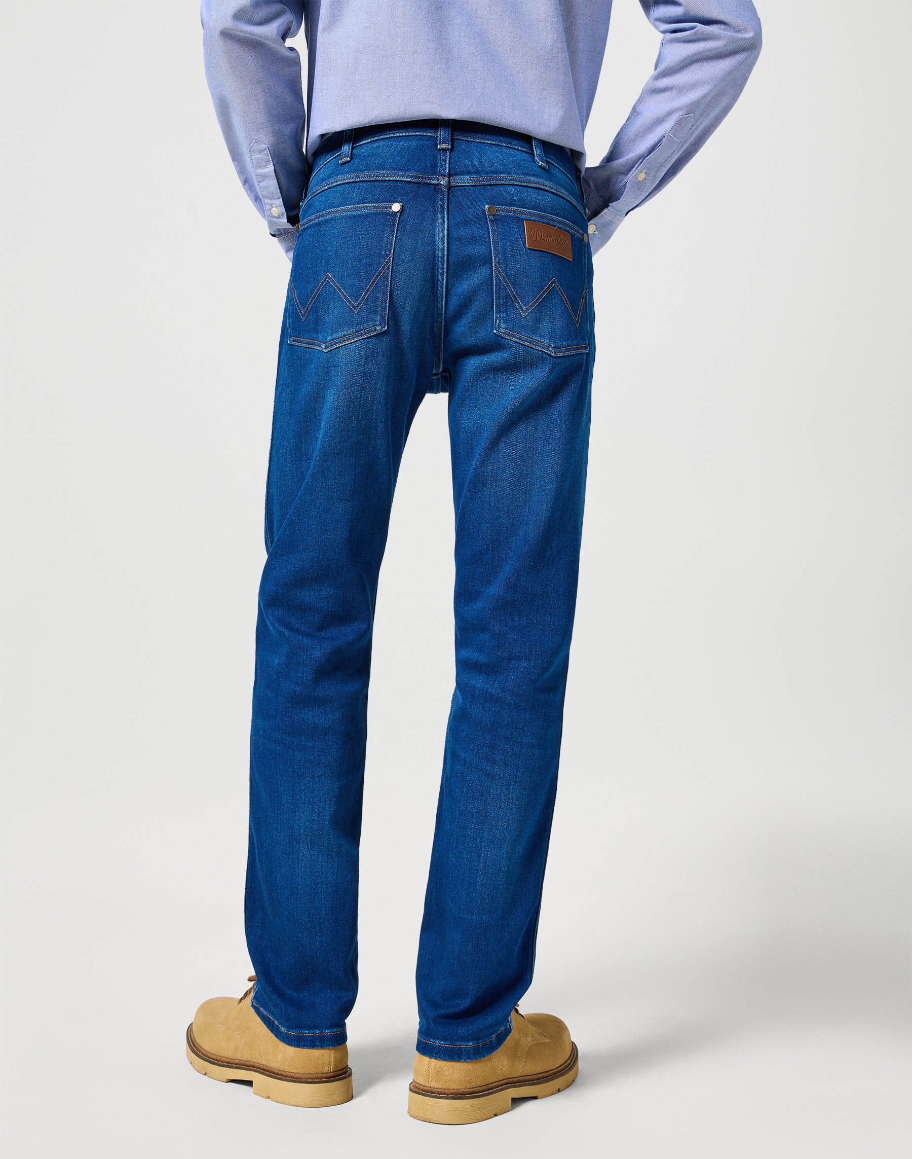 Wrangler Straight-Jeans »GREENSBORO FREE TO STRETCH«, Free to stretch material