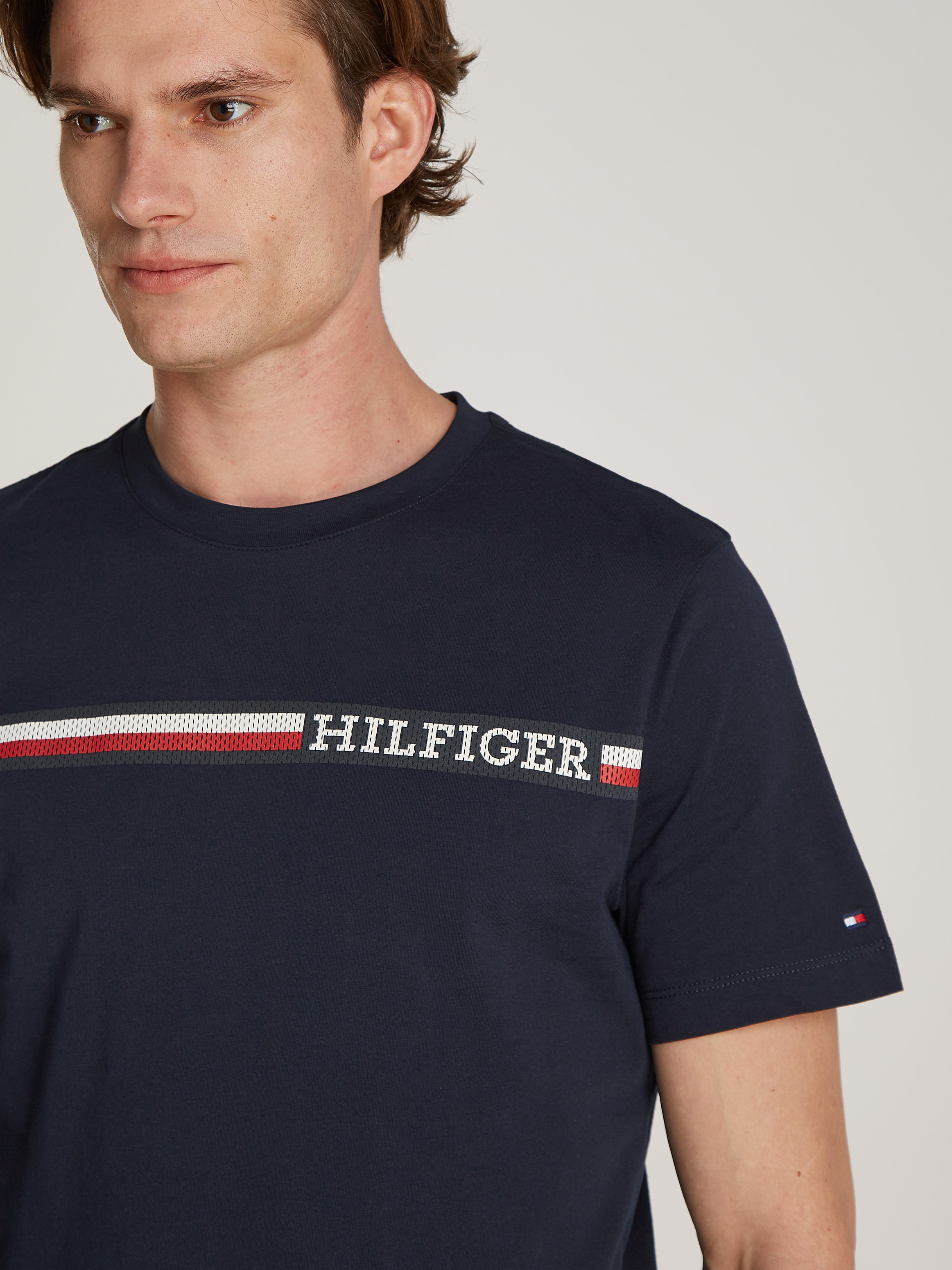 Tommy Hilfiger T-Shirt »CHEST STRIPE TEE«